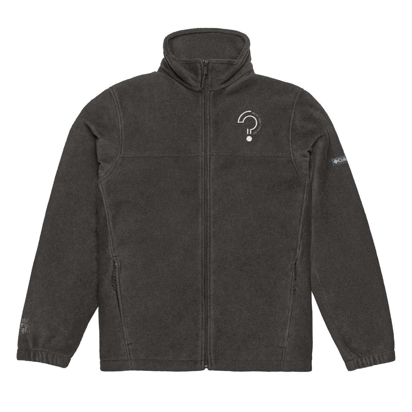 What Can't You Do? Unisex Columbia Fleece Jacket: "Create. Inspire. Disrupt."