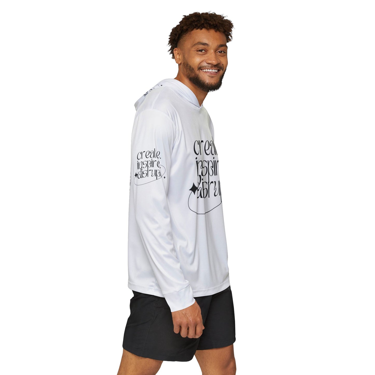 What Can't You Do? Warmup Hoodie: "Create. Inspire. Disrupt."