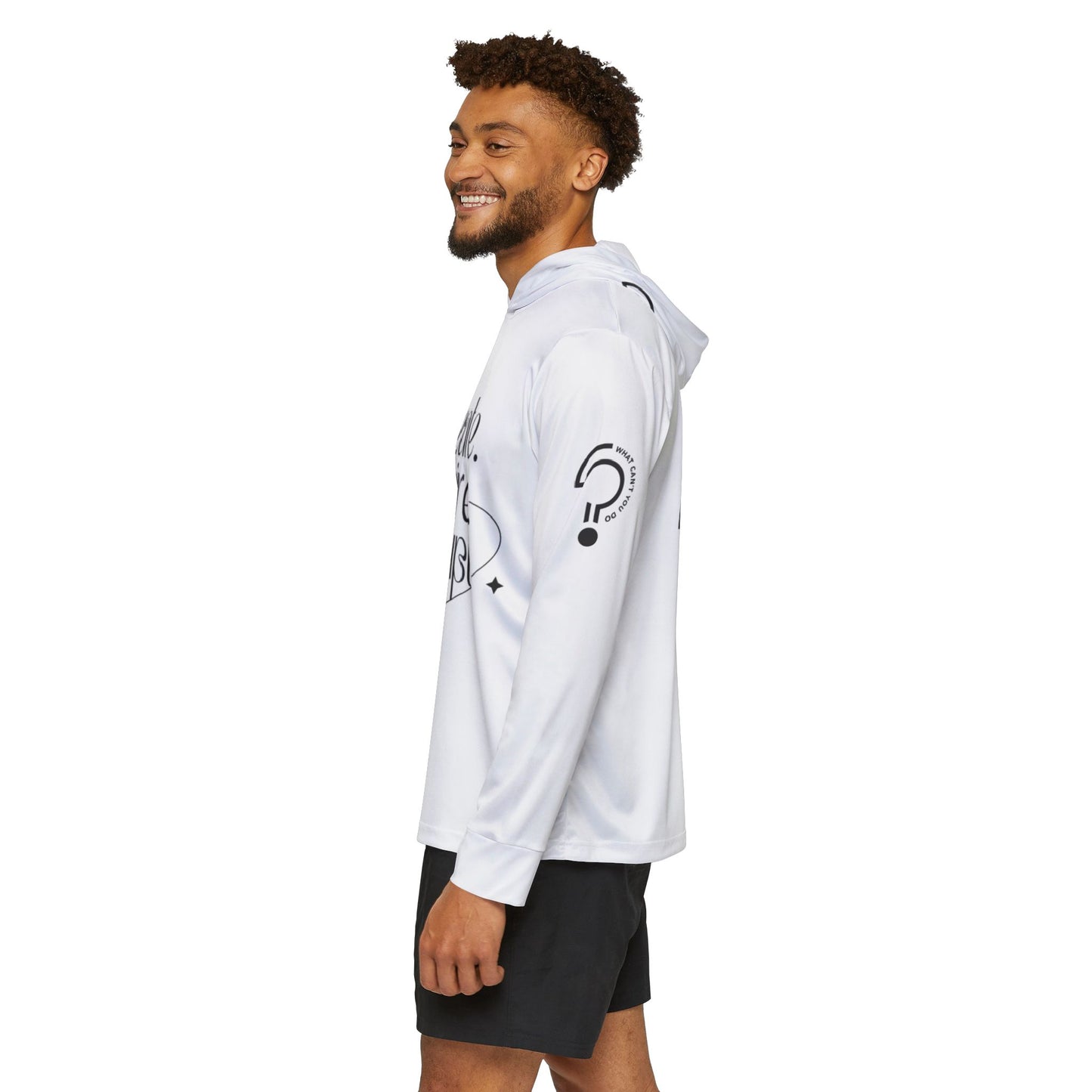 What Can't You Do? Warmup Hoodie: "Create. Inspire. Disrupt."