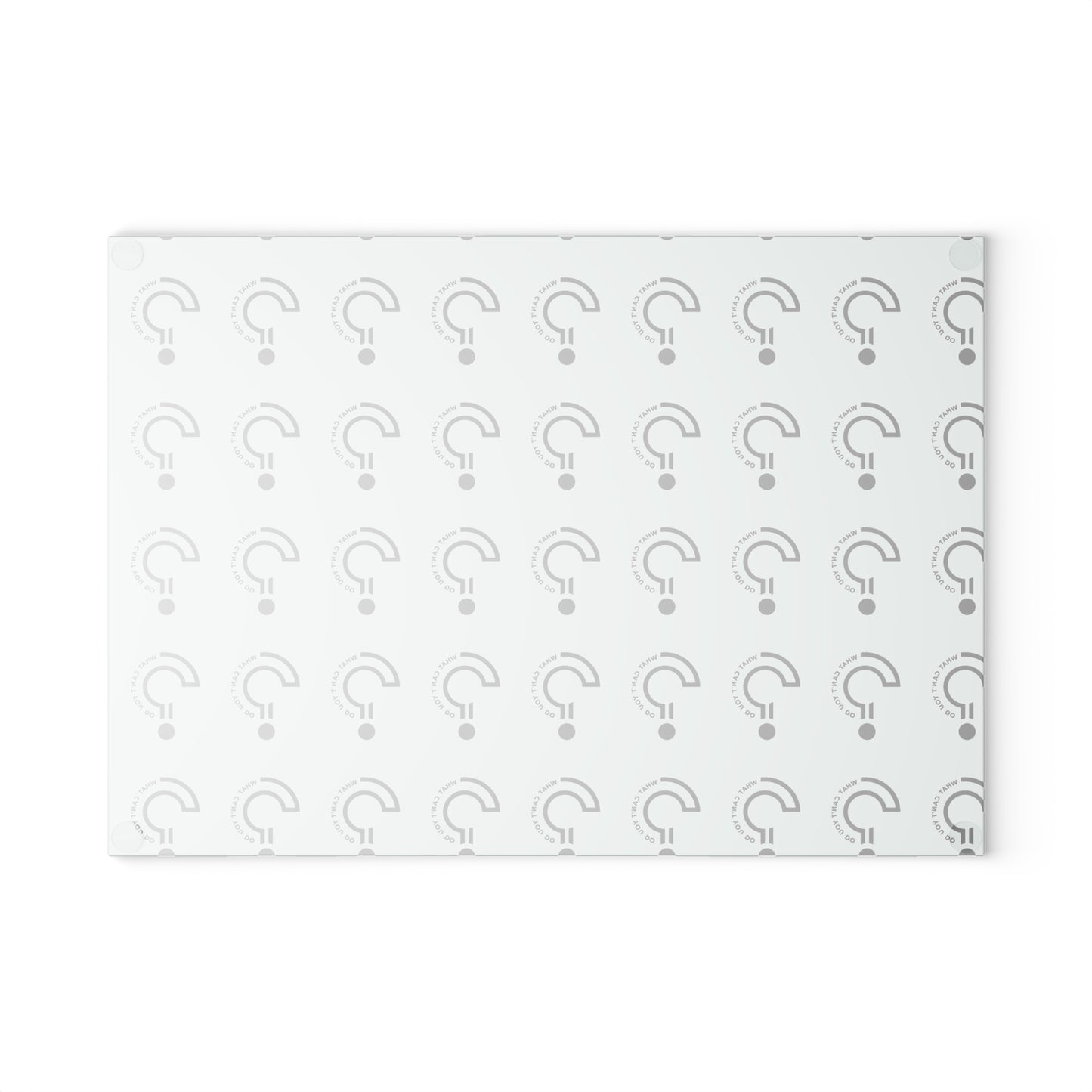 What Can't You Do? Glass Cutting Board
