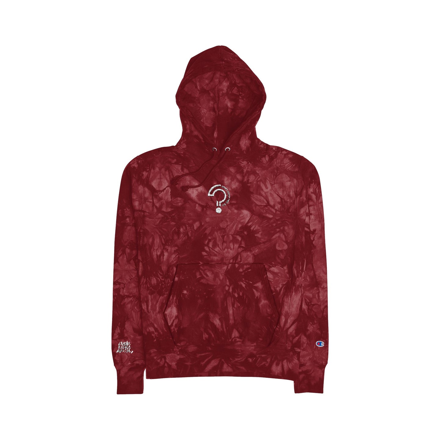 What Can't You Do? Unisex Champion Tie-Dye Hoodie: "Create. Inspire. Disrupt."