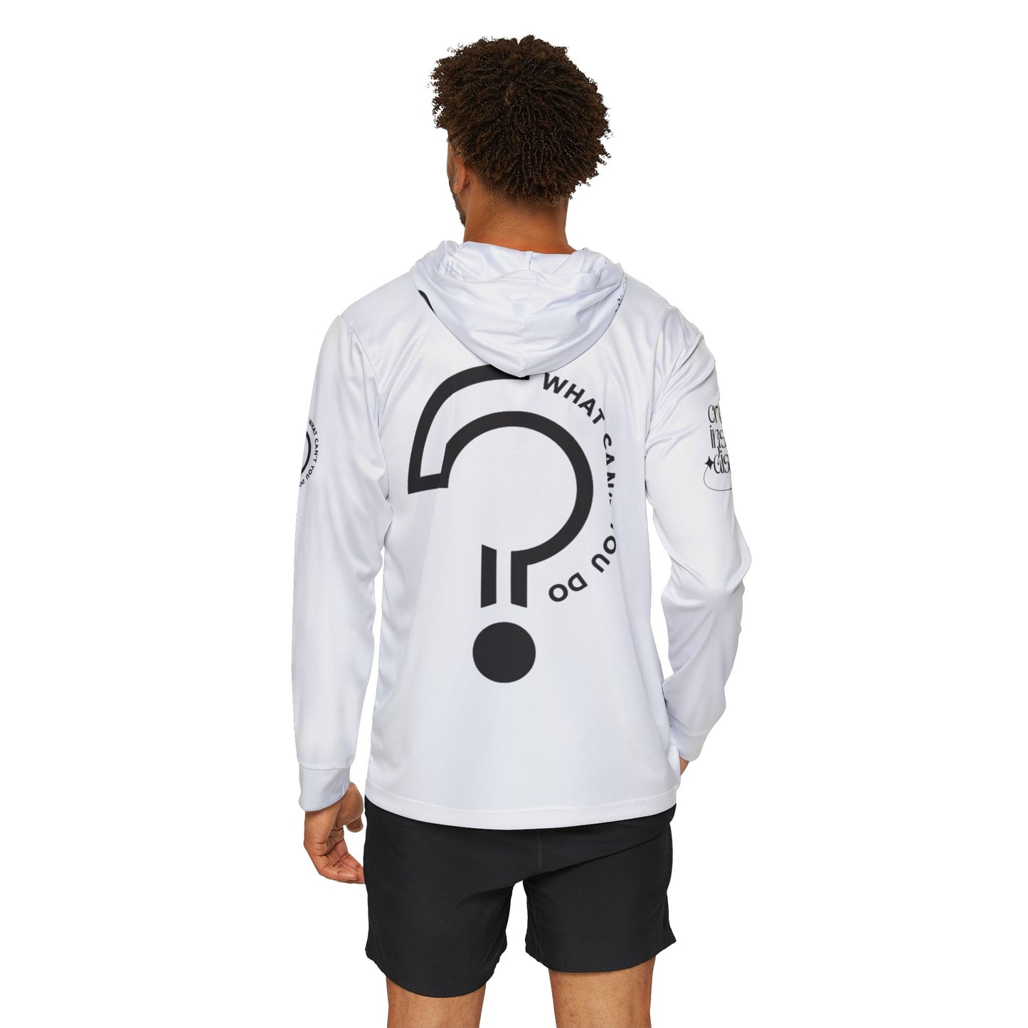 What Can't You Do? Warmup Hoodie: "Create. Inspire. Disrupt."