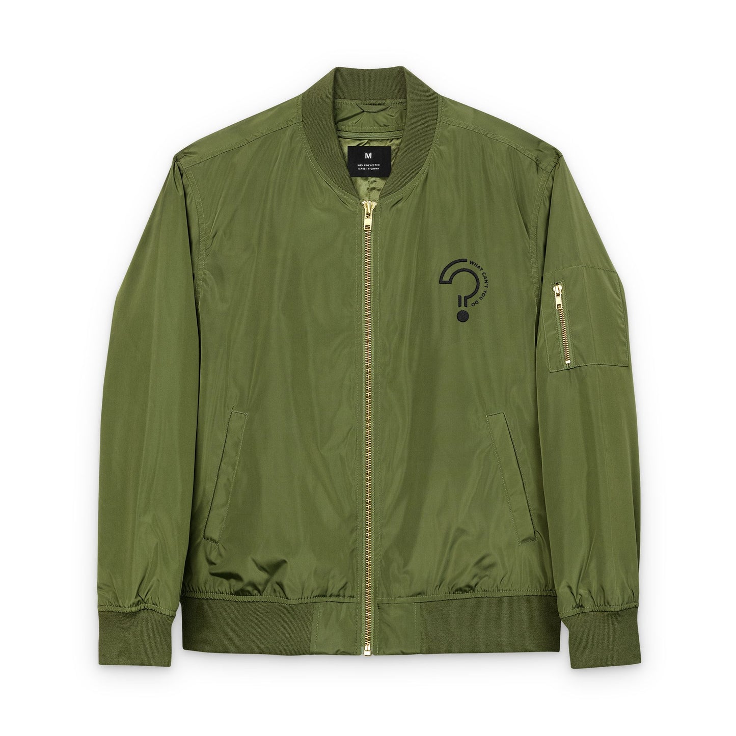 What Can't You Do? Recycled Bomber Jacket