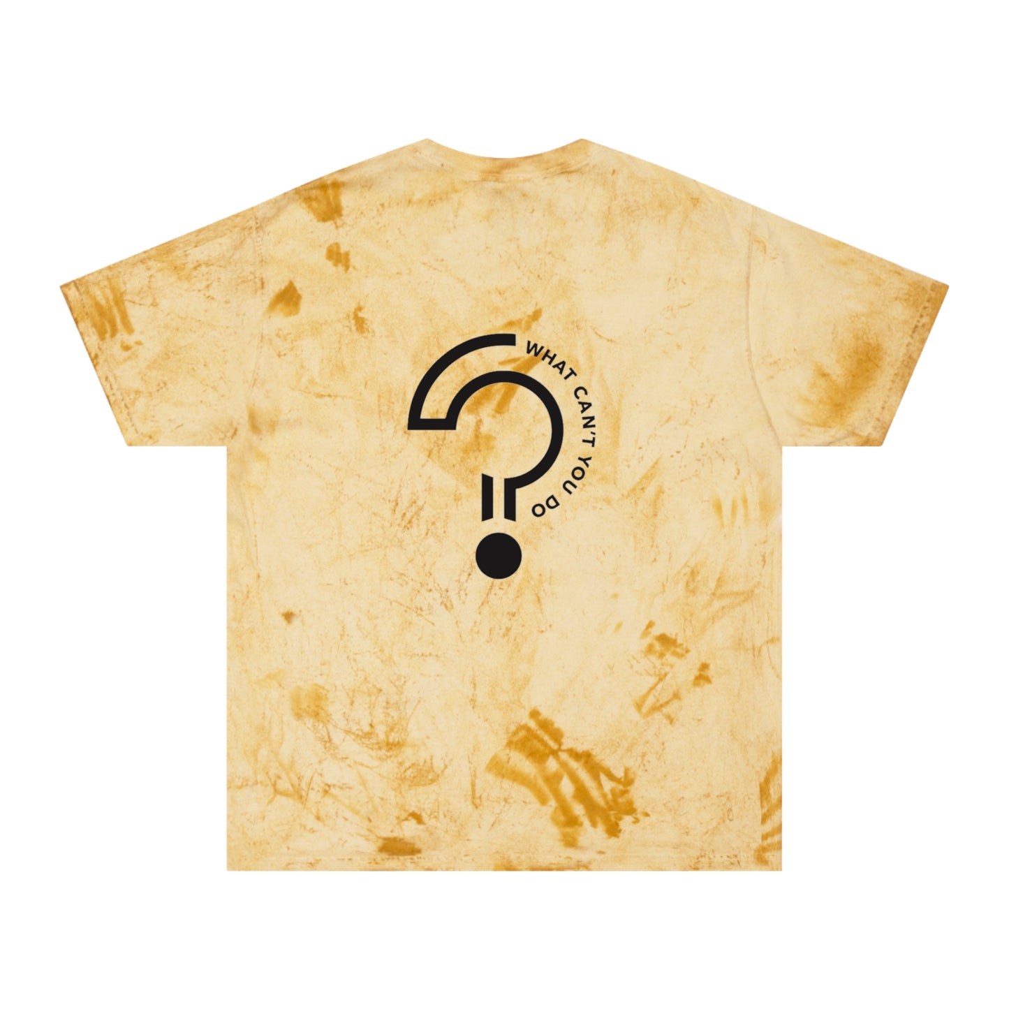 What Can't You Do? Color Blast T-Shirt: "Create. Inspire. Disrupt."