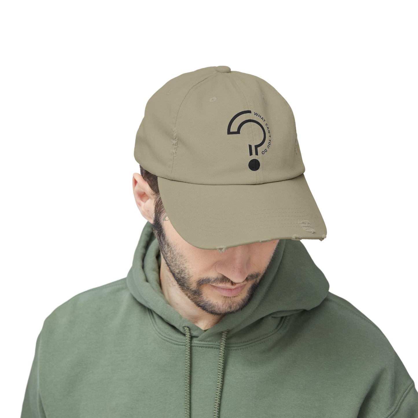 What Can't You Do? Distressed Hat
