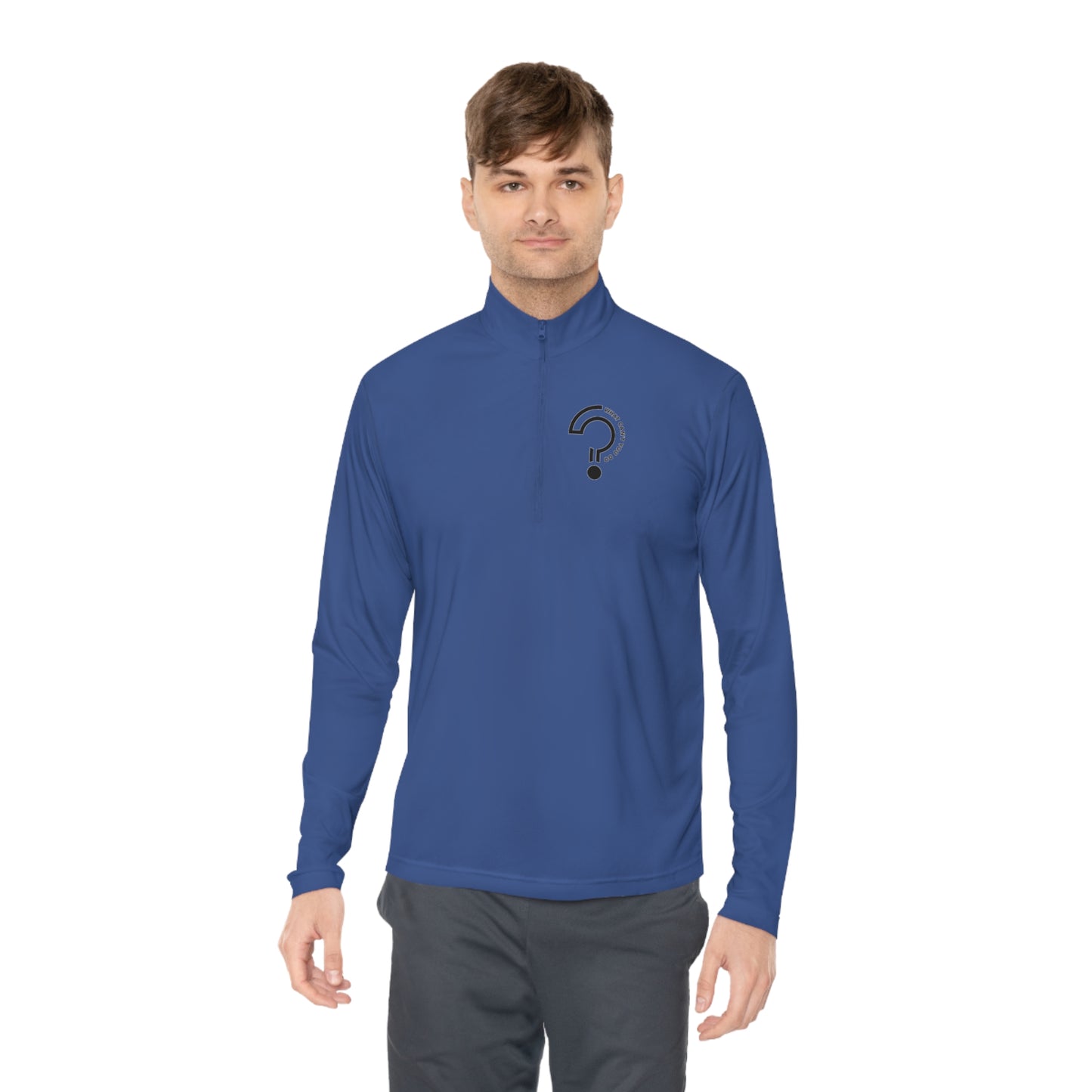 What Can't You Do? Quarter-Zip Pullover: "Create, Inspire, Disrupt"