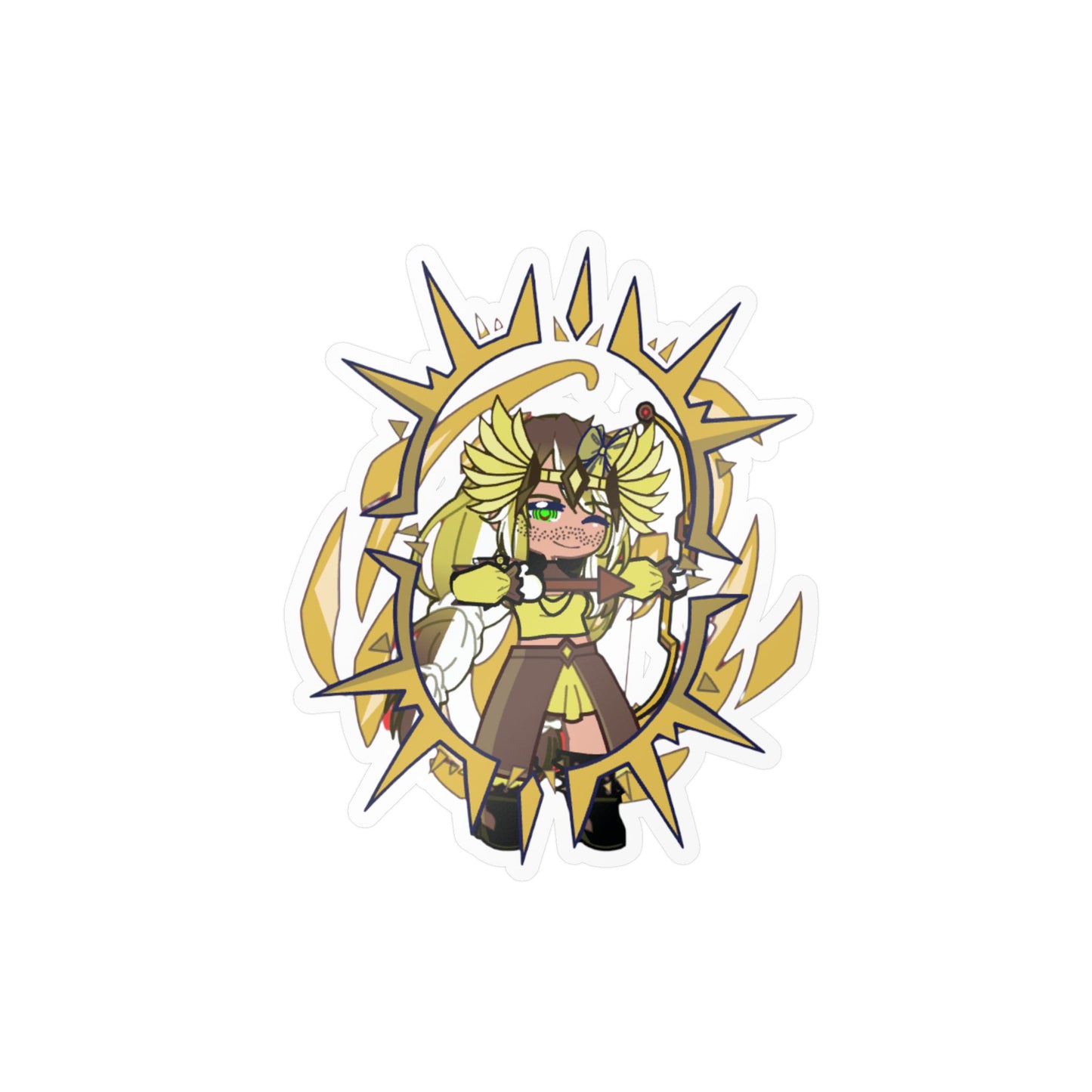[Cure Artemis] - Ocean Whimsy Vinyl Sticker