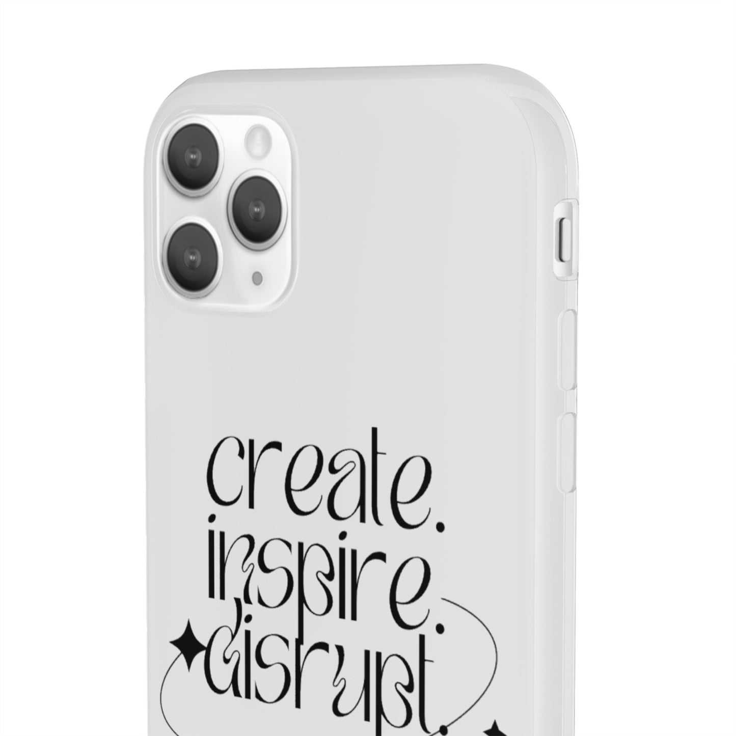 "Create, Inspire, Disrupt" Flexi Phone Cases: What Can't You Do?