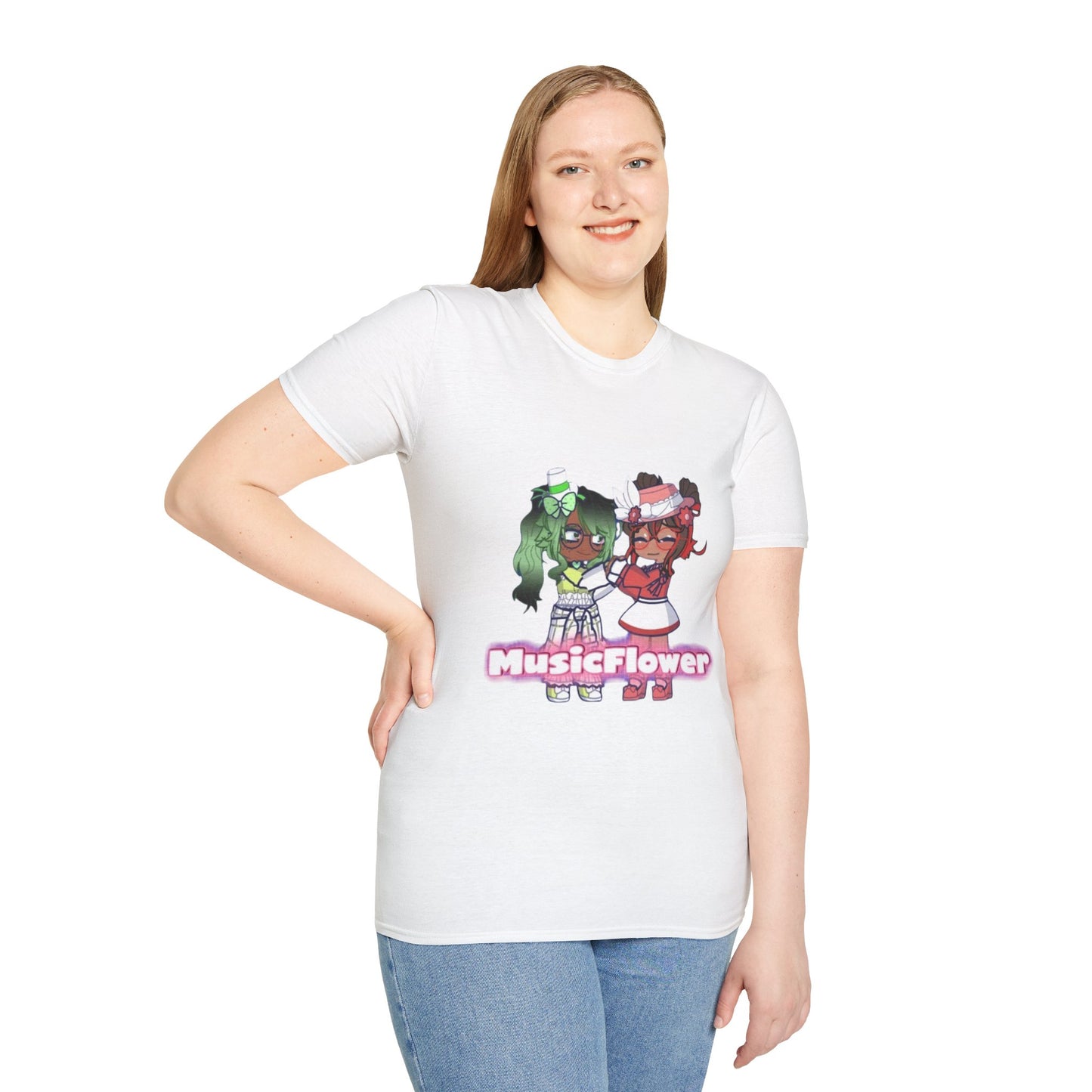[Music Lovers Ship] - MusicFlower Kawaii Graphic Tee