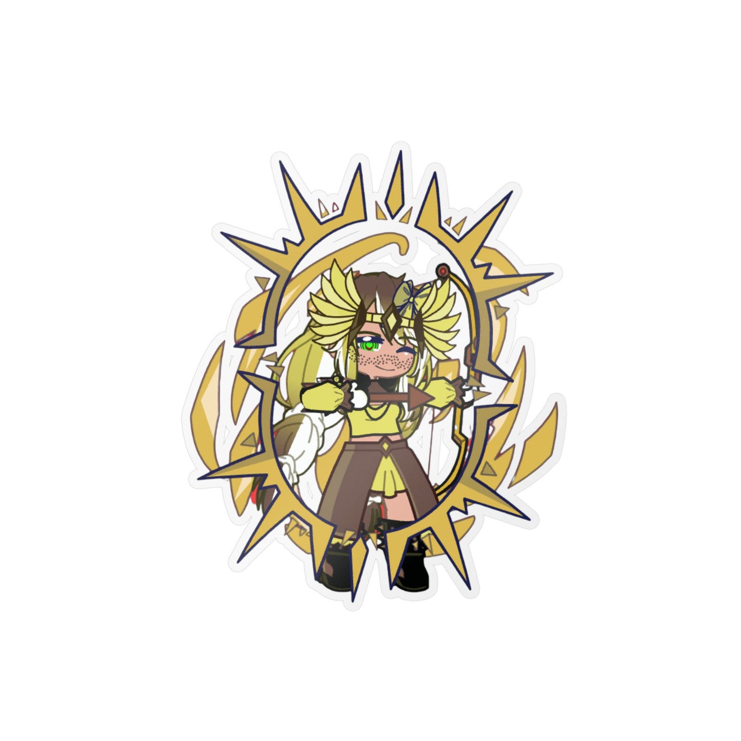 [Cure Artemis] - Ocean Whimsy Vinyl Sticker