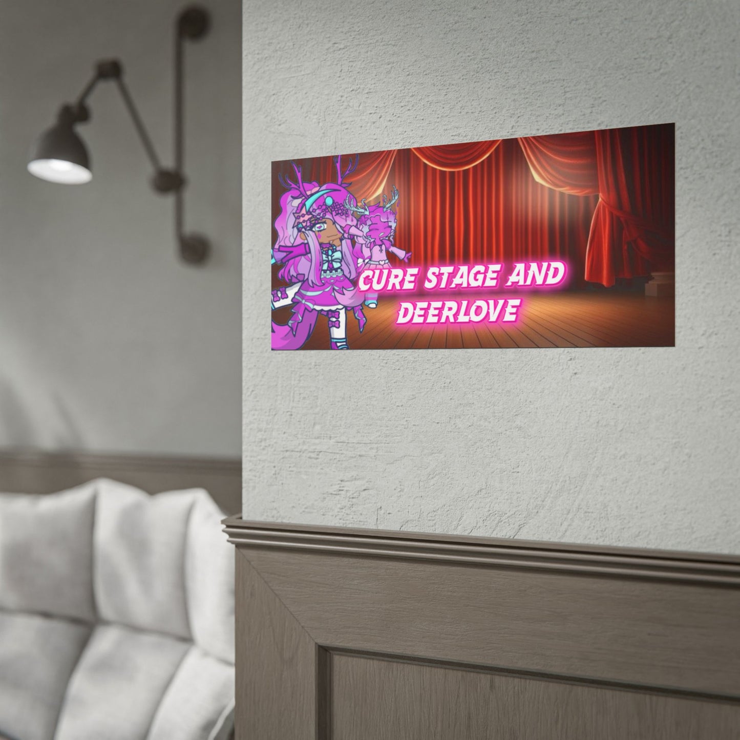 [Cure Stage and Deerlove] - Stage Magic Wall Scroll Poster