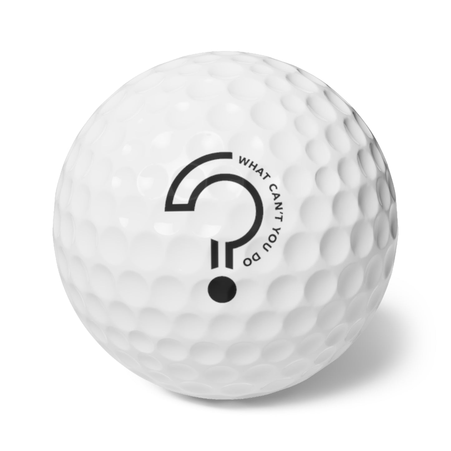 What Can't You Do? Golf Balls, 6pcs