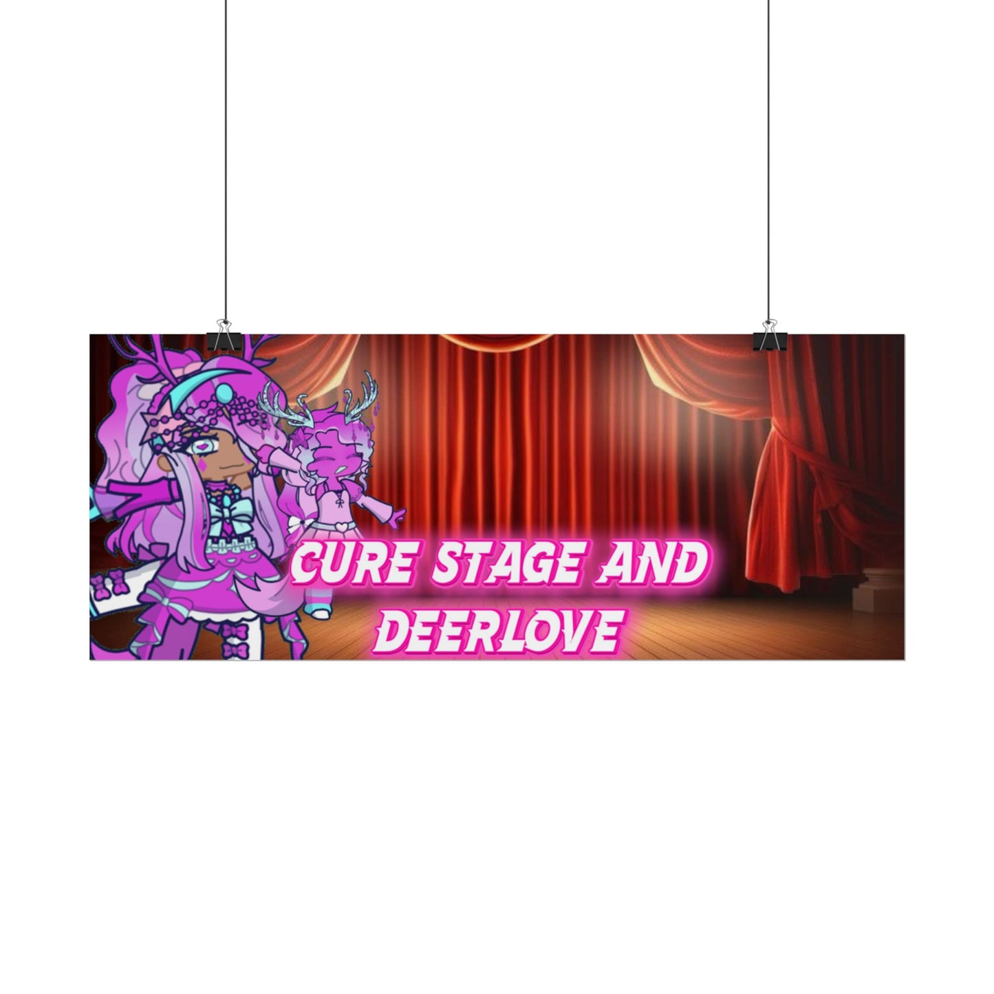 [Cure Stage and Deerlove] - Stage Magic Wall Scroll Poster