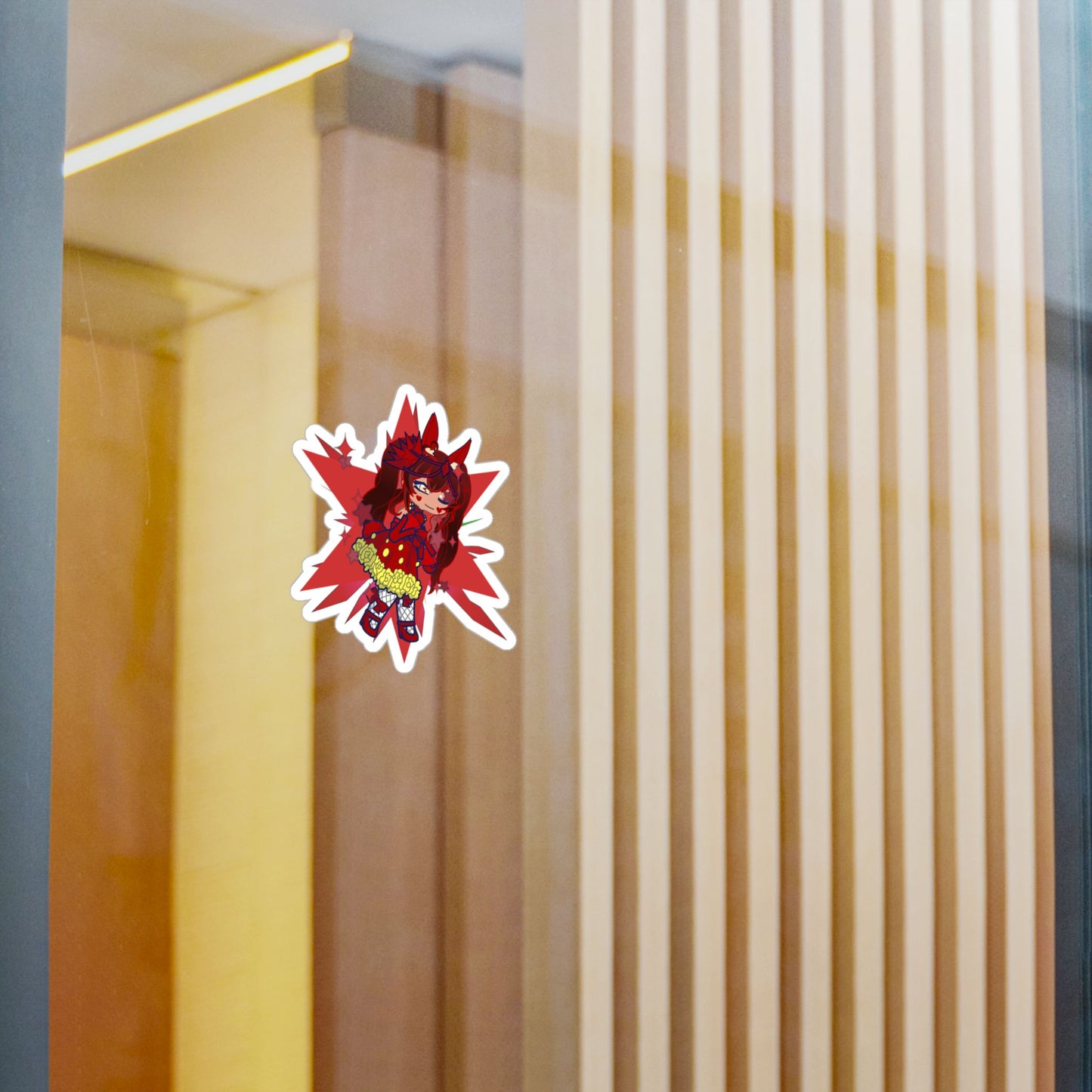 [Cure Curtain] - Theater Whimsy Vinyl Sticker