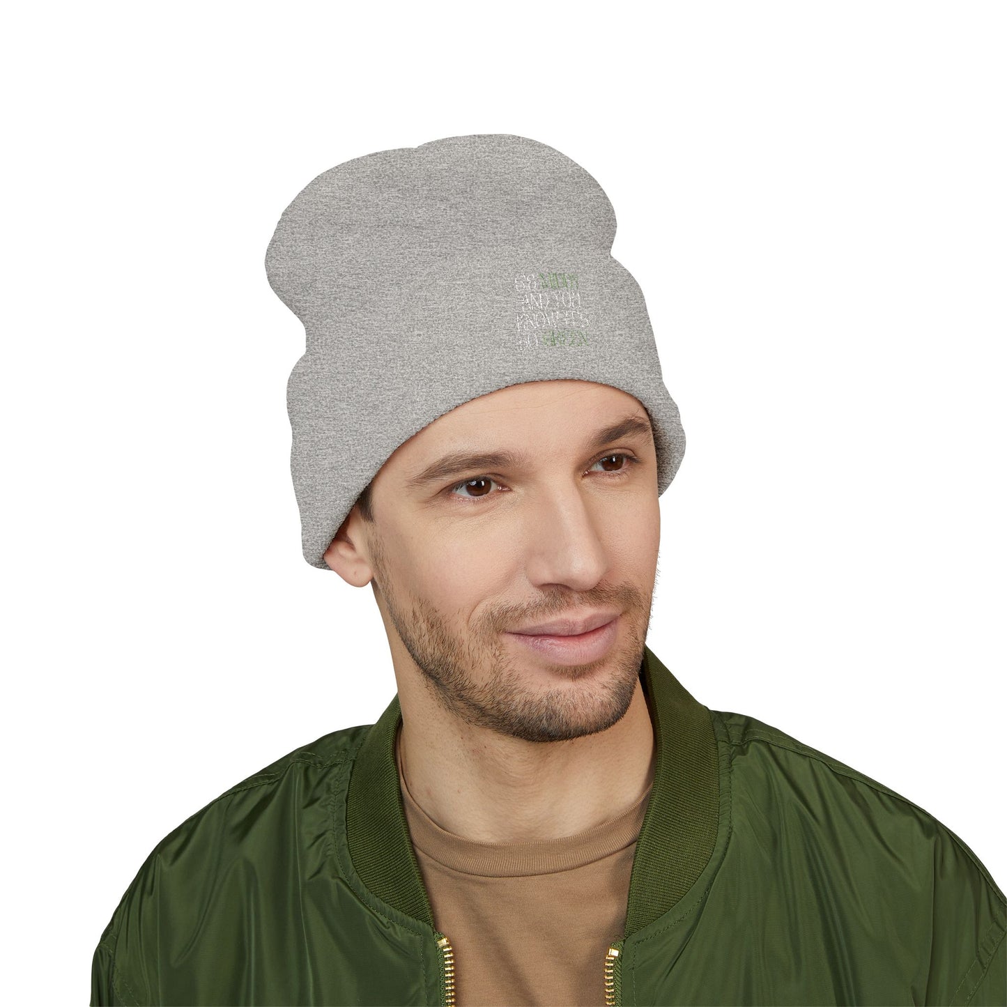 "6'8 Middy and You Know It's So Green" Beanie (Top Off Your Clutchness)