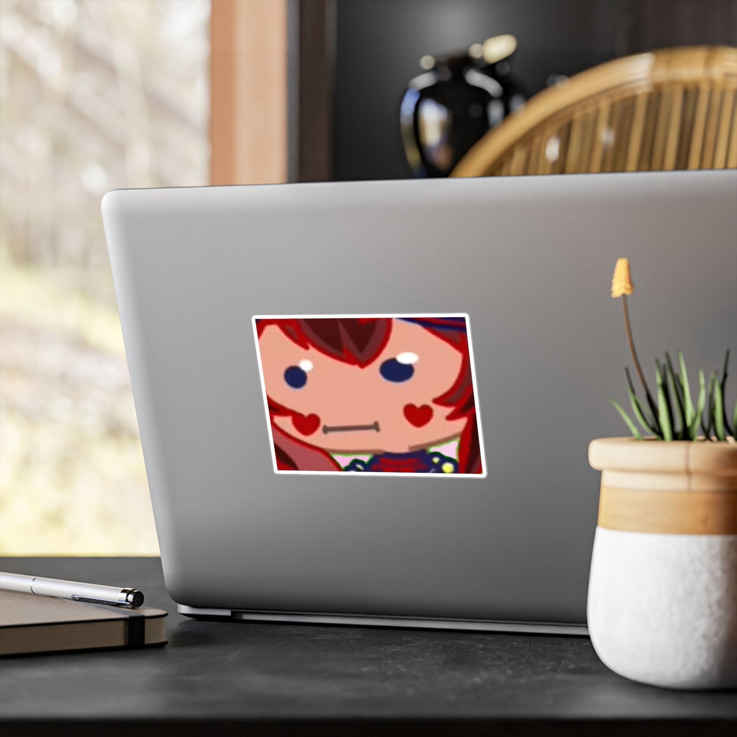 [Blank Face] - Deadpan Aesthetic Vinyl Sticker
