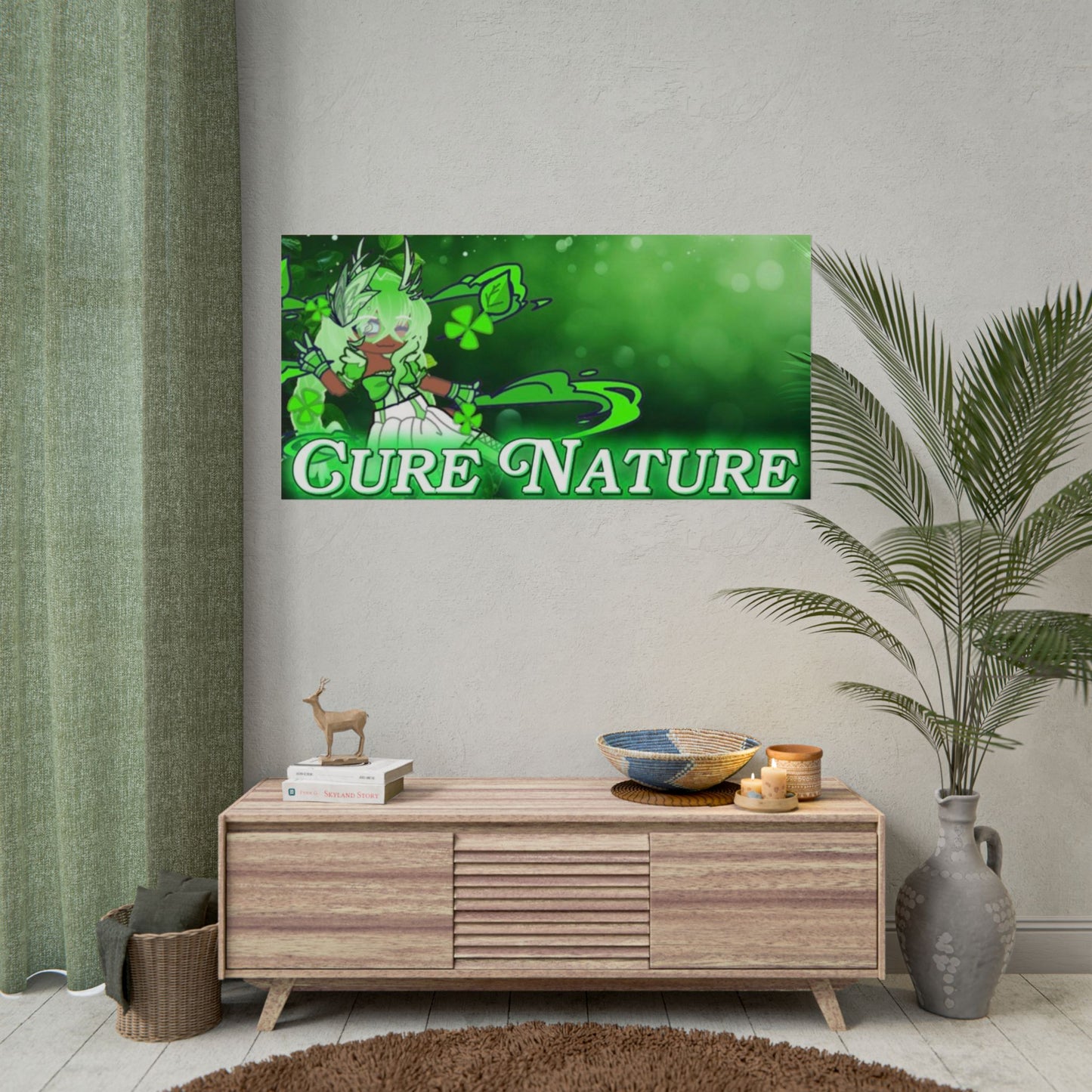 Cure Nature - Emerald Whimsy Art Print
