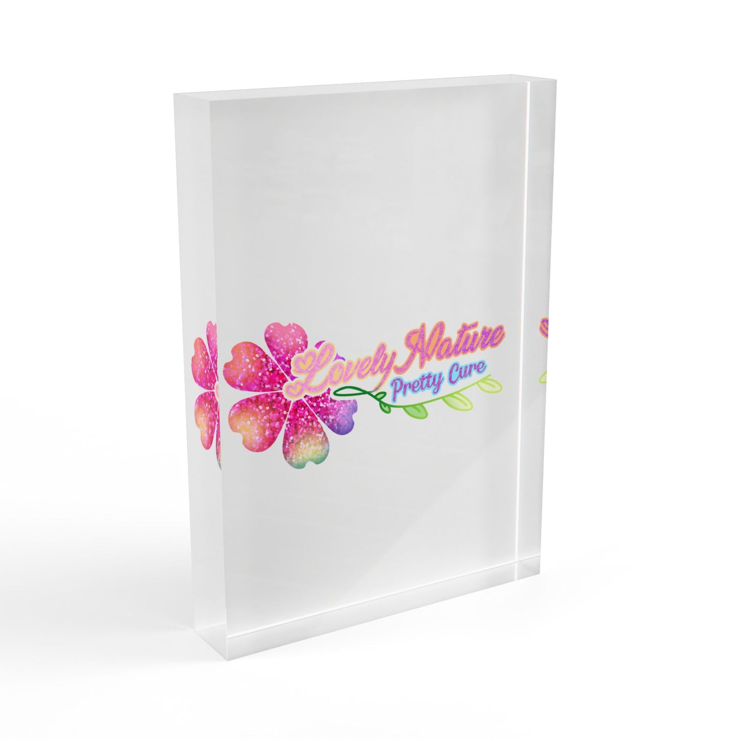 [Lovely Nature Pretty Cure Logo] - Luminous Acrylic Photo Block