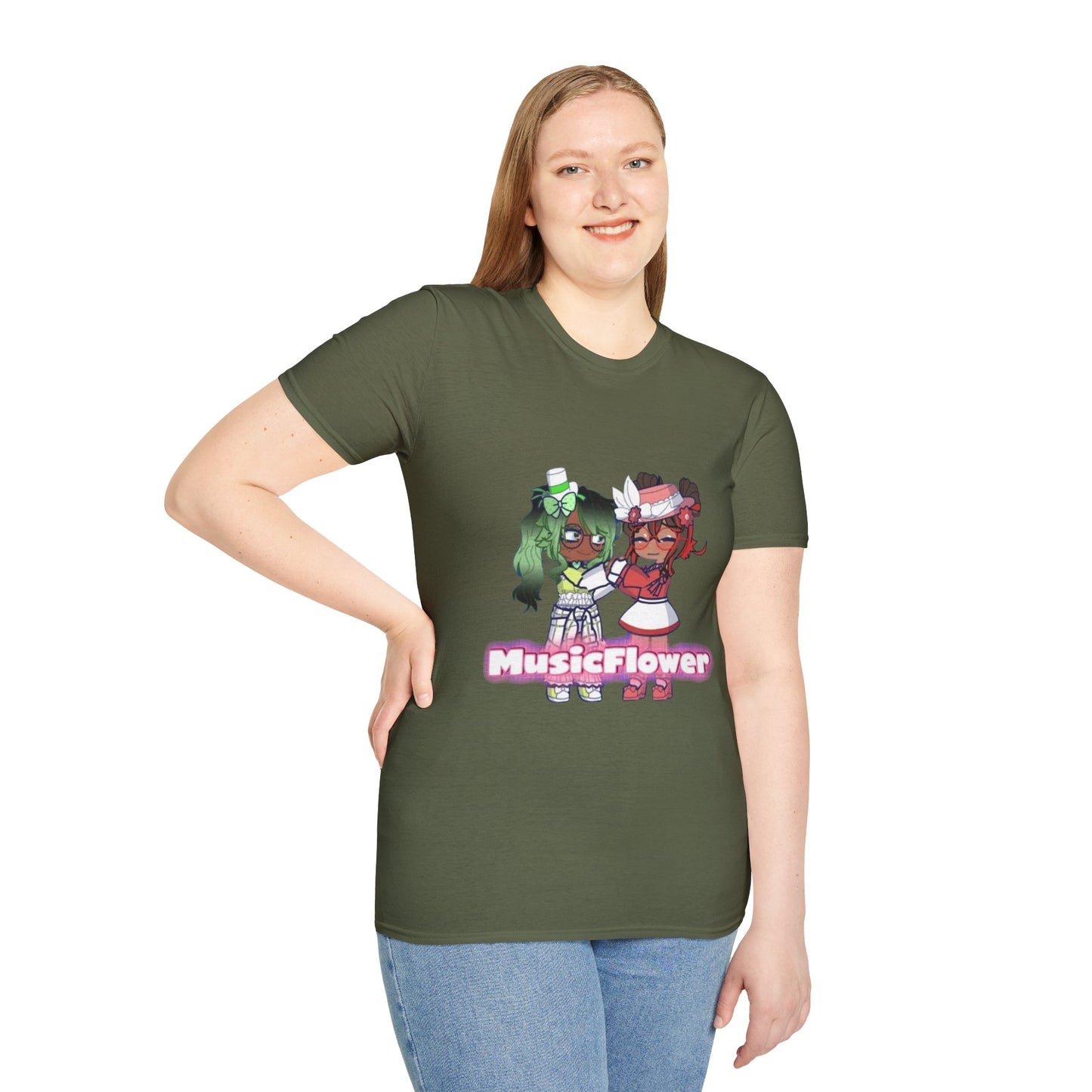 [Music Lovers Ship] - MusicFlower Kawaii Graphic Tee