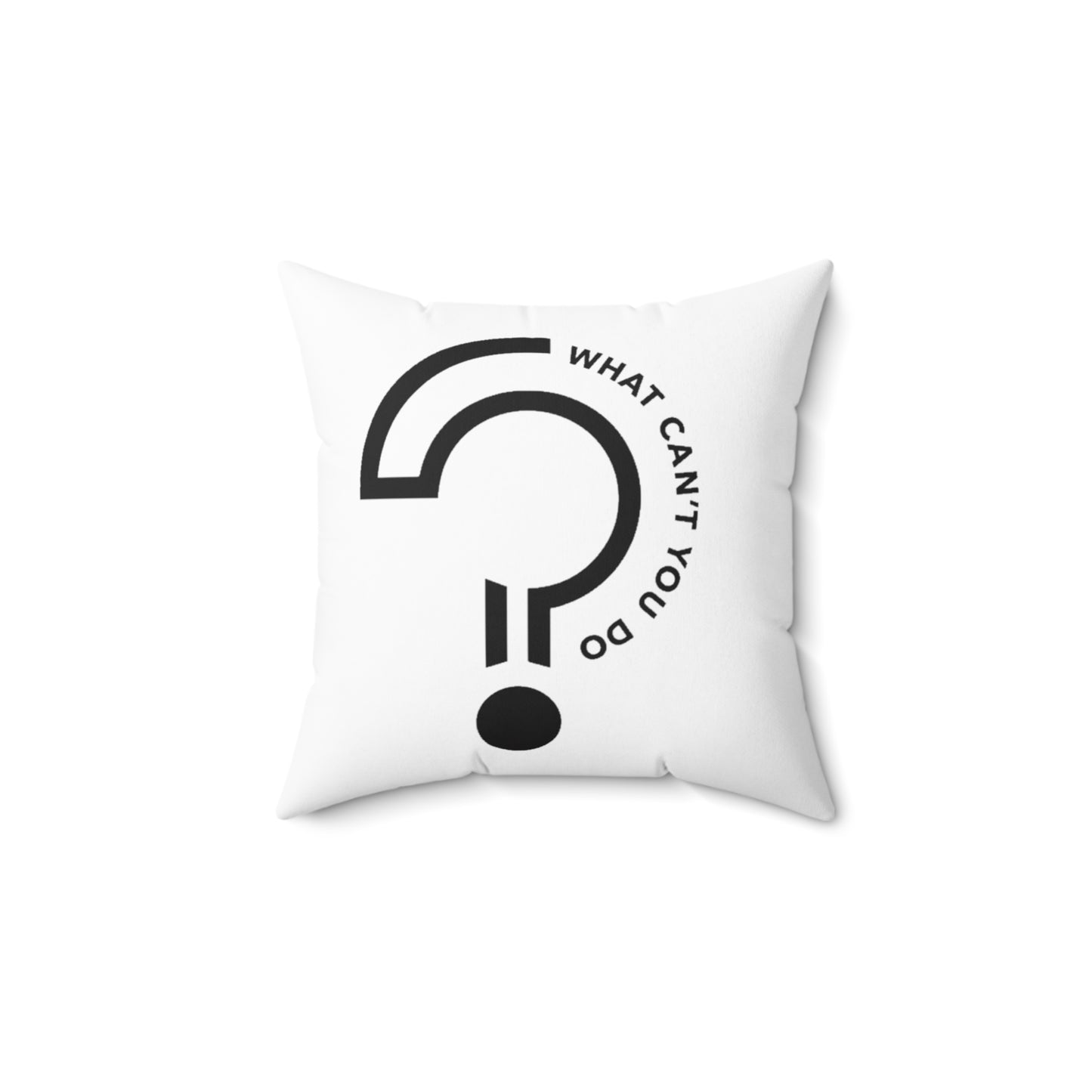 What Can't You Do? Pillow: "Create, Inspire, Disrupt"