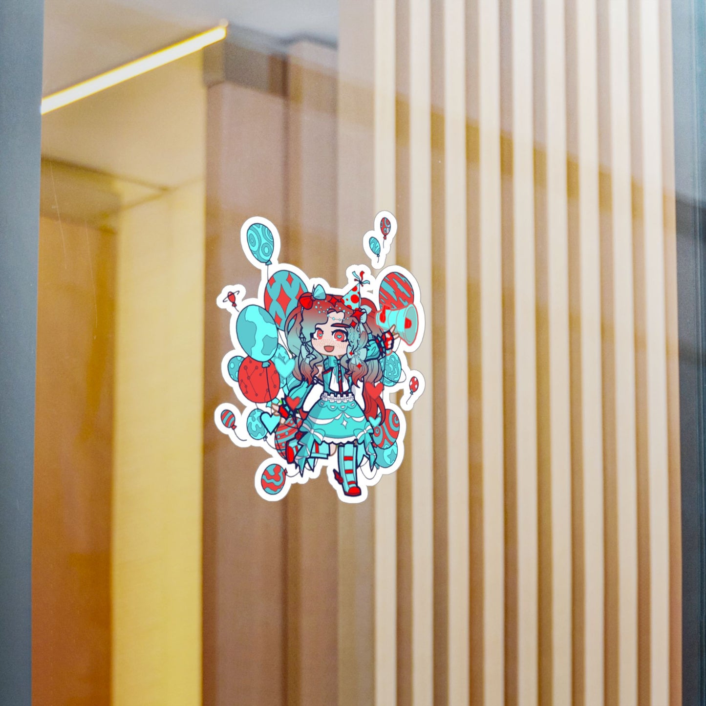 [Cure Streamer] - Neon Whimsy Vinyl Sticker