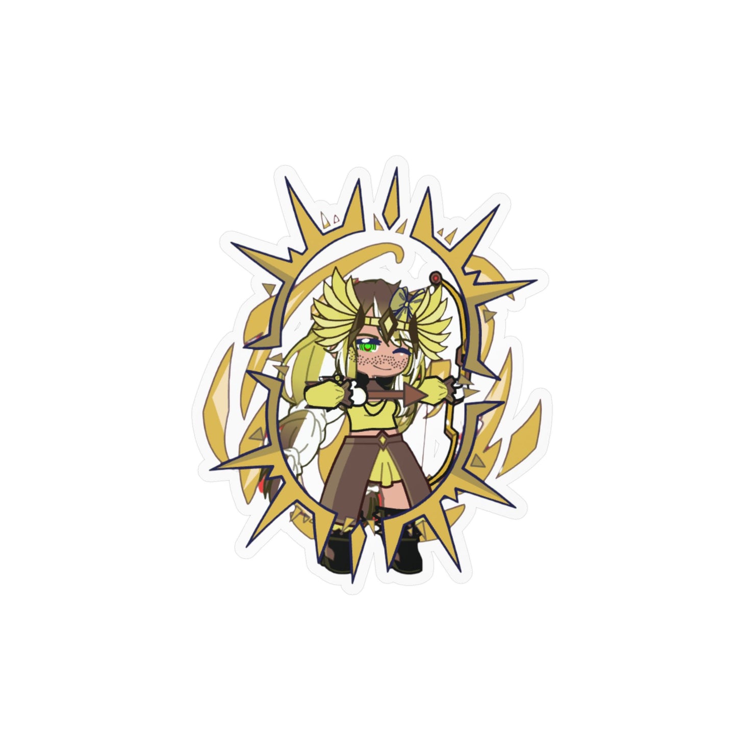 [Cure Artemis] - Ocean Whimsy Vinyl Sticker