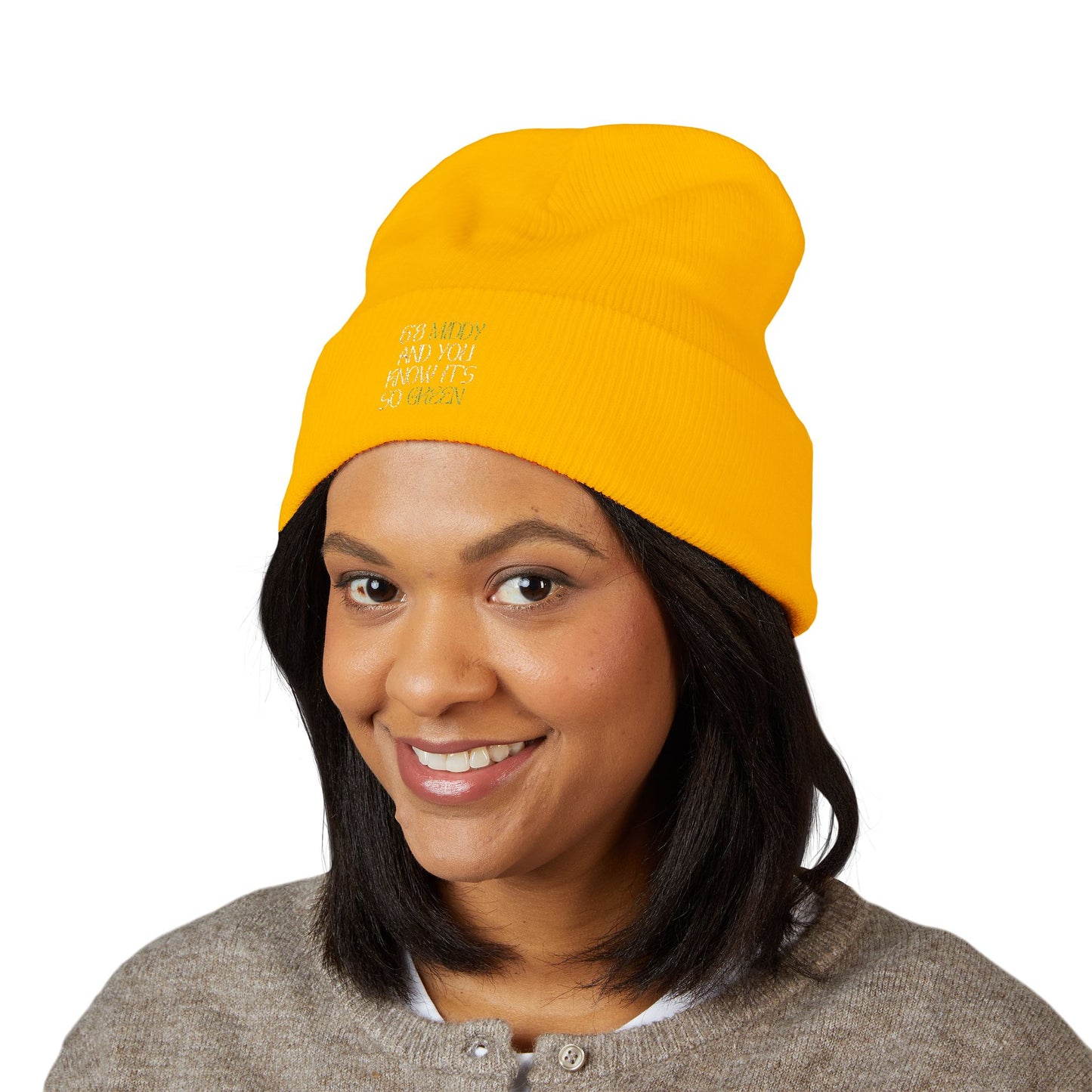 "6'8 Middy and You Know It's So Green" Beanie (Top Off Your Clutchness)
