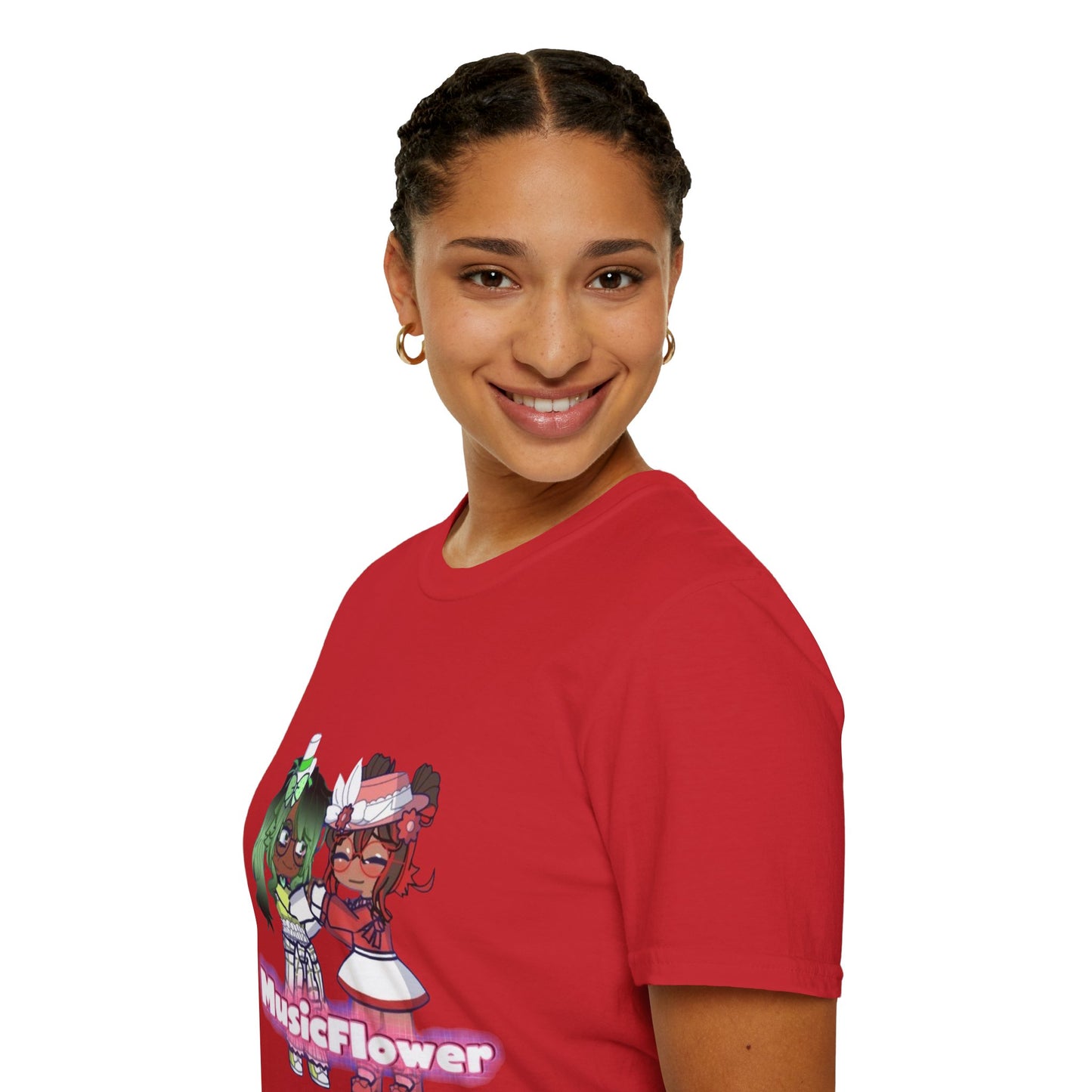 [Music Lovers Ship] - MusicFlower Kawaii Graphic Tee