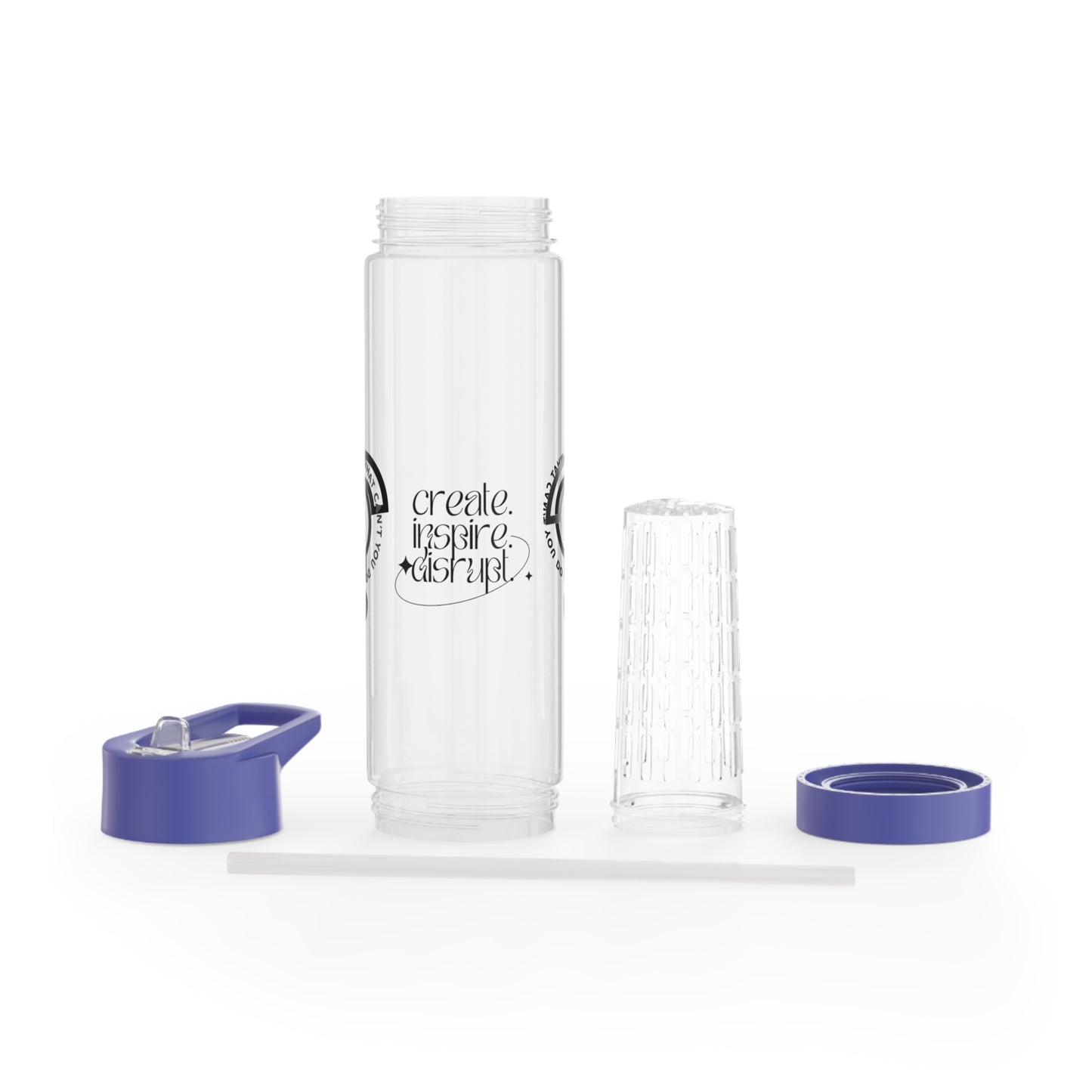 What Can't You Do? Infuser Water Bottle: "Create, Inspire, Disrupt"