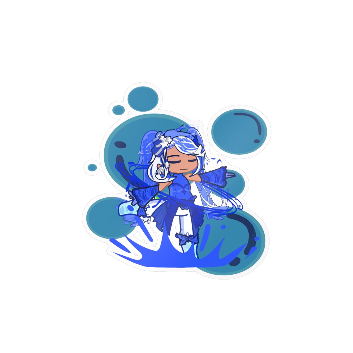 [Cure River] - Ocean Whimsy Vinyl Sticker