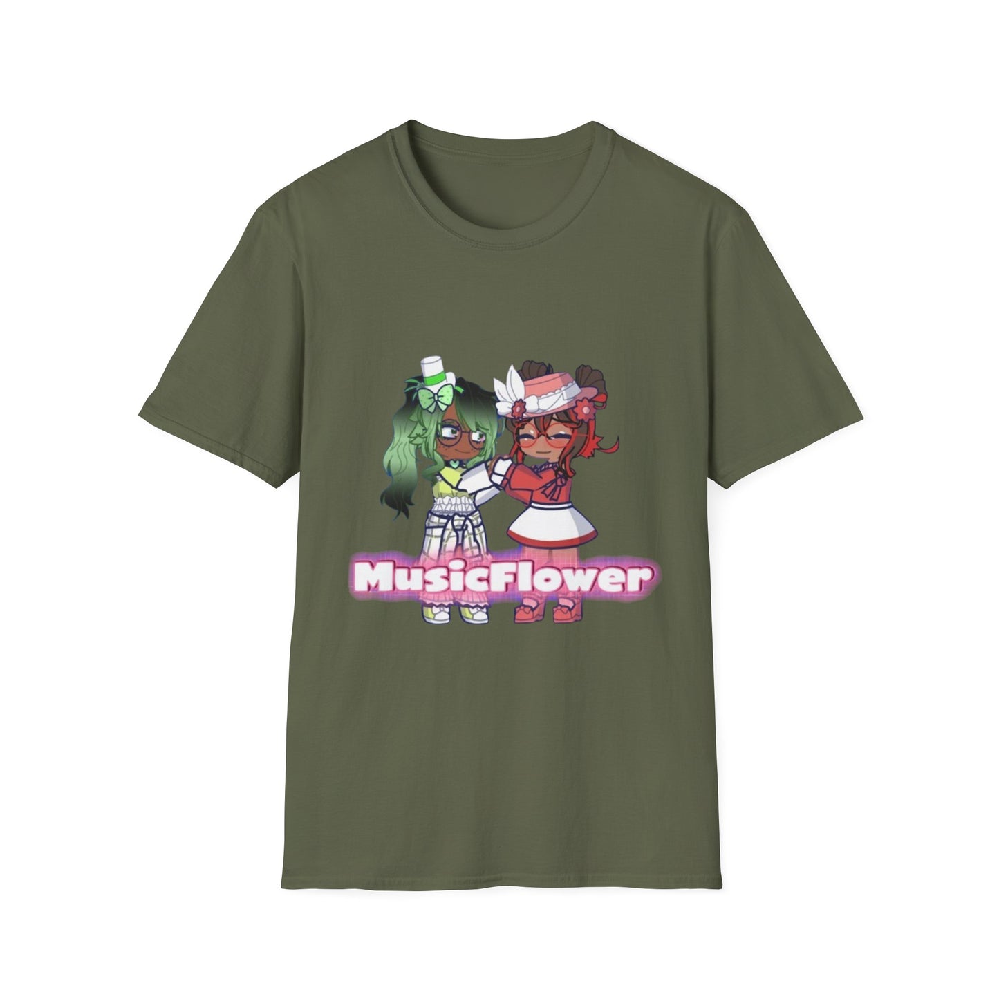 [Music Lovers Ship] - MusicFlower Kawaii Graphic Tee