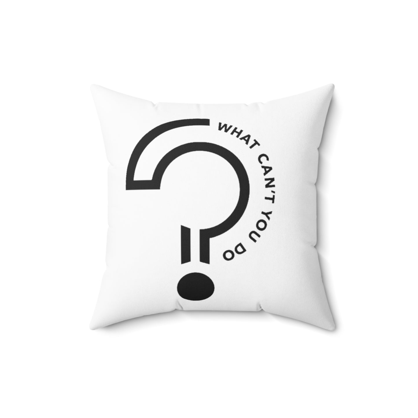 What Can't You Do? Pillow: "Create, Inspire, Disrupt"