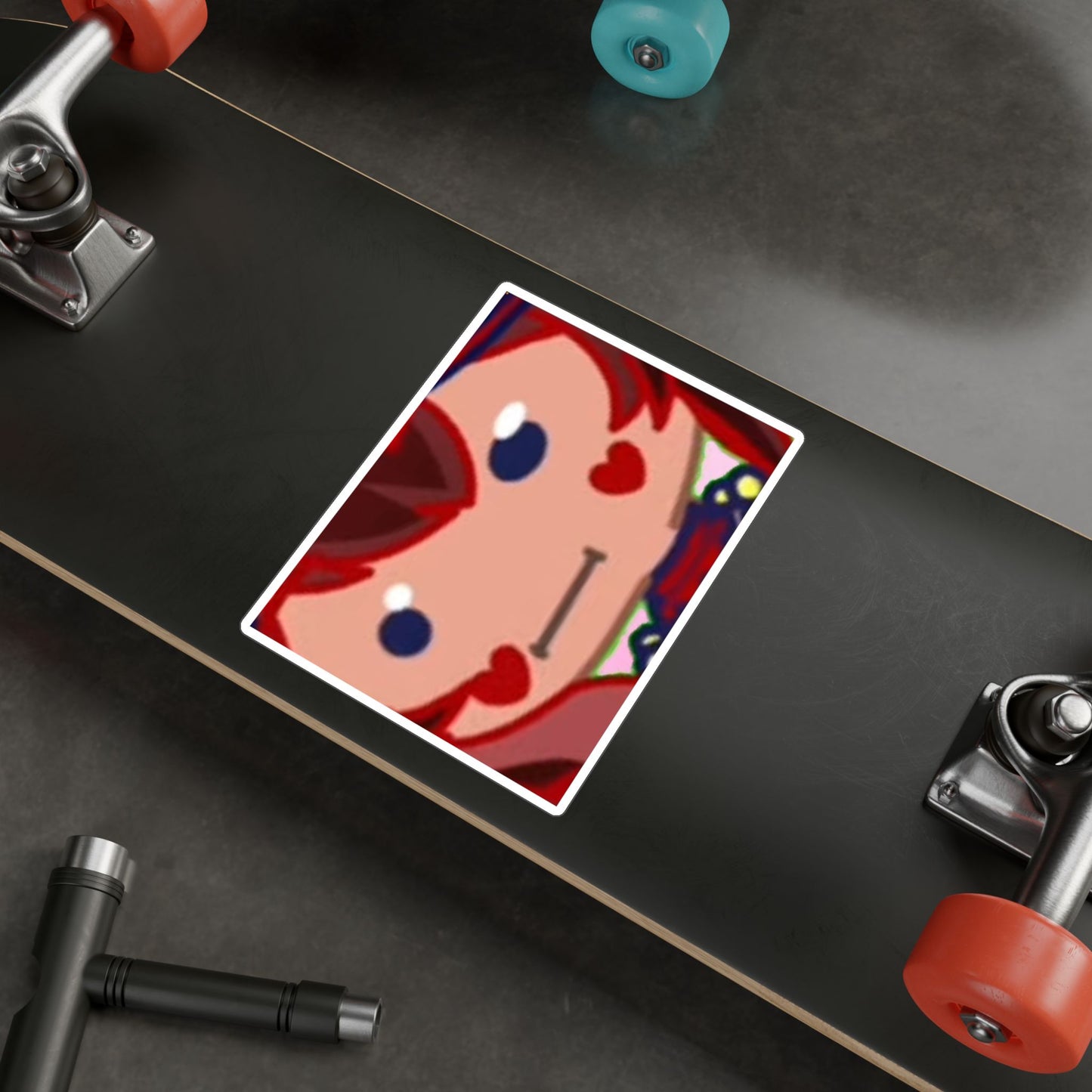 [Blank Face] - Deadpan Aesthetic Vinyl Sticker