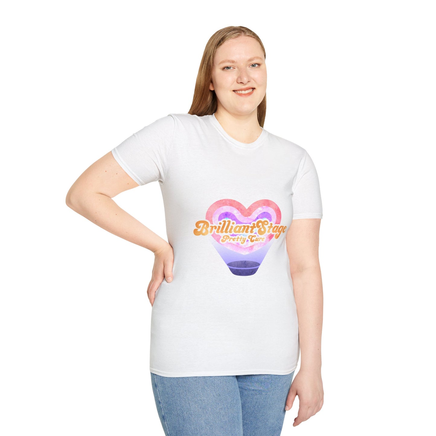 [BrilliantStage Pretty Cure Logo] - Official Team Graphic Tee