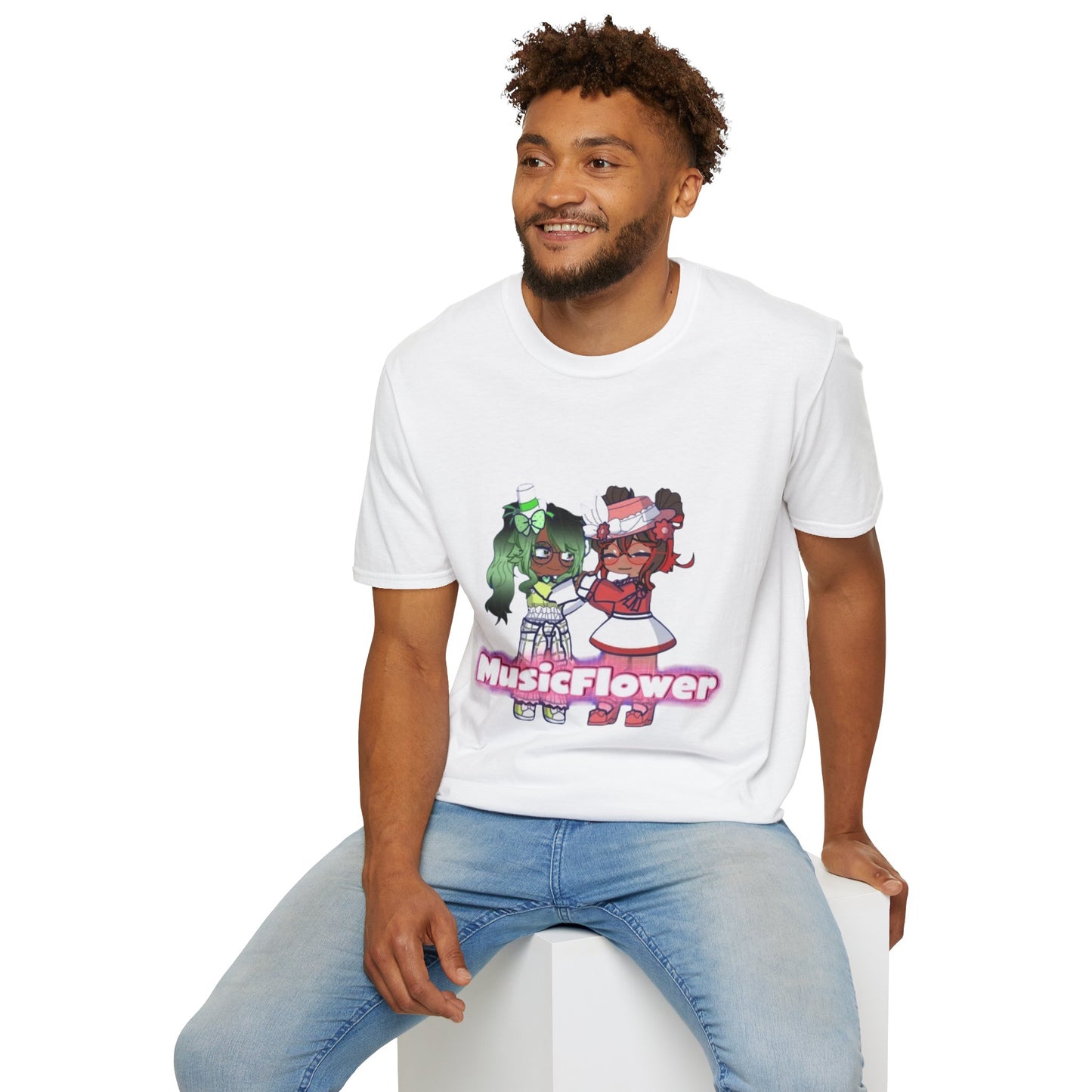 [Music Lovers Ship] - MusicFlower Kawaii Graphic Tee