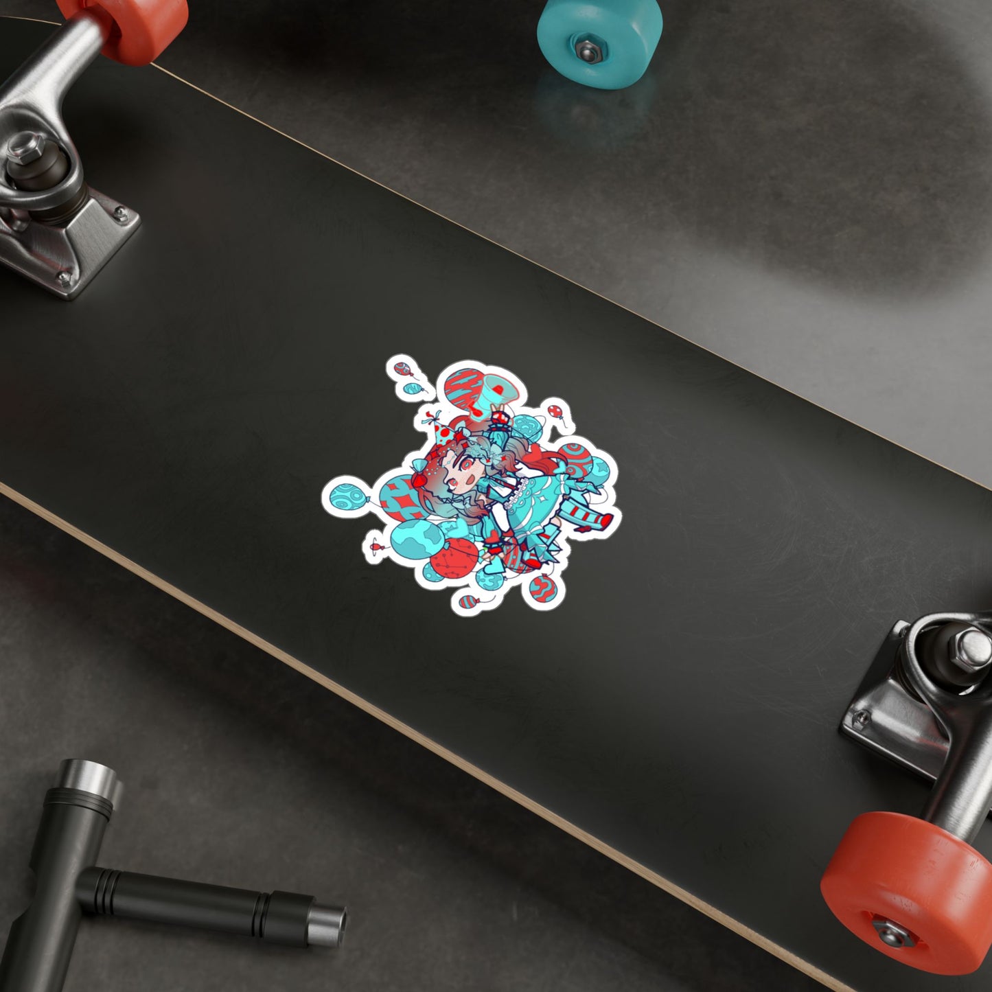 [Cure Streamer] - Neon Whimsy Vinyl Sticker