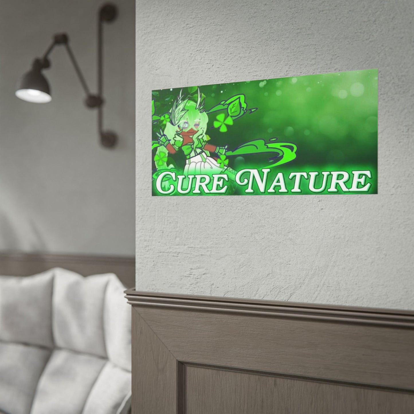 Cure Nature - Emerald Whimsy Art Print