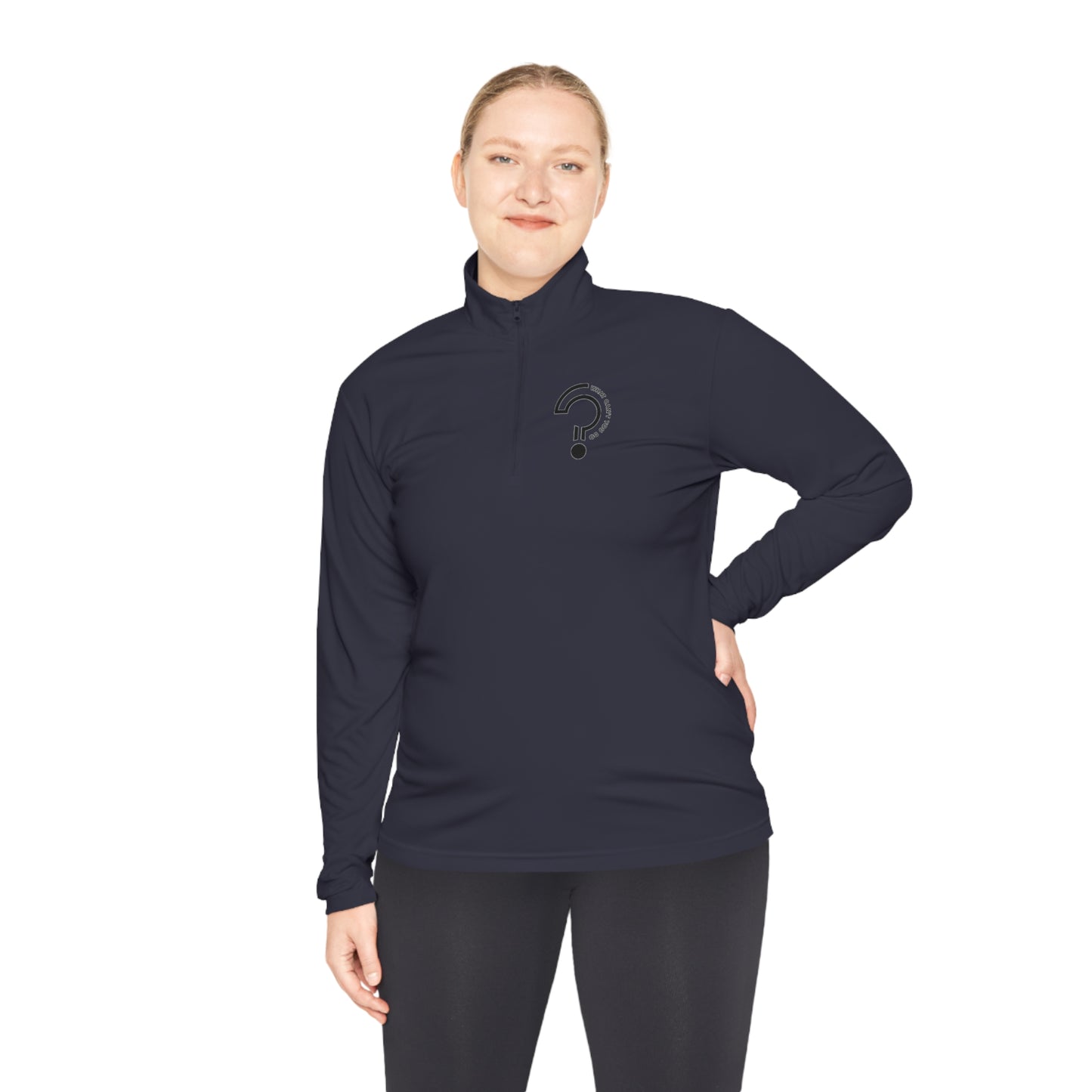 What Can't You Do? Quarter-Zip Pullover: "Create, Inspire, Disrupt"