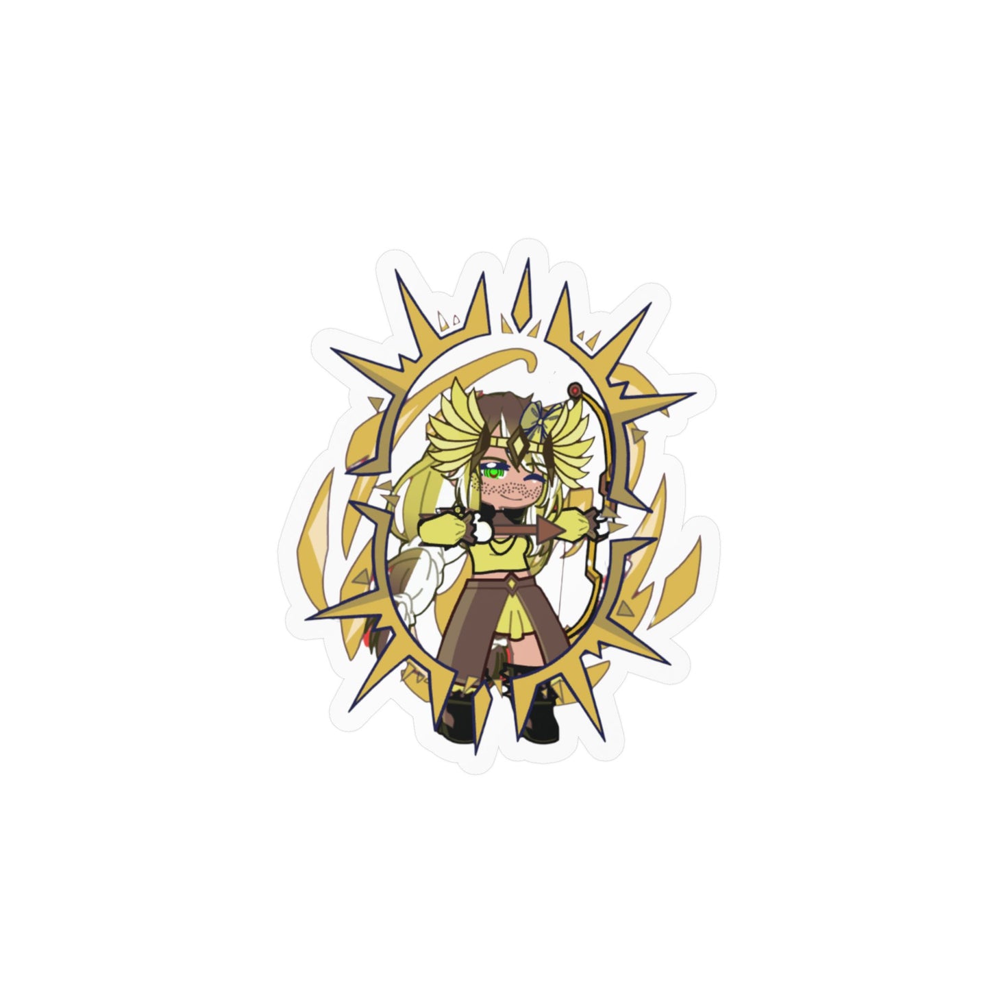 [Cure Artemis] - Ocean Whimsy Vinyl Sticker