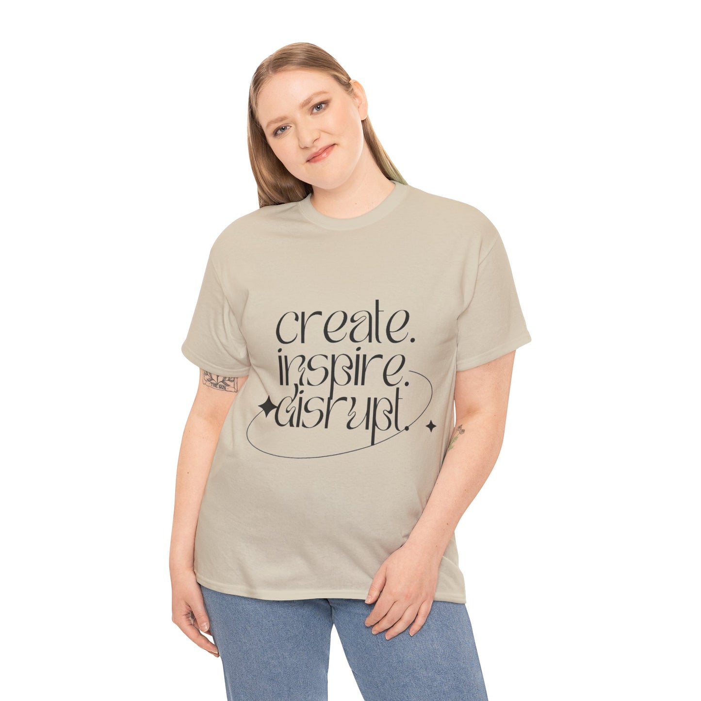 "Create, Inspire, Disrupt" T-Shirt: What Can't You Do?