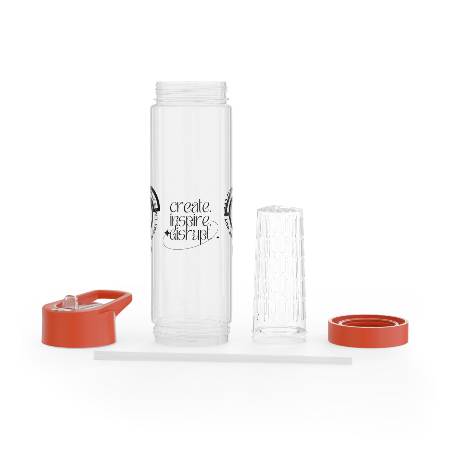 What Can't You Do? Infuser Water Bottle: "Create, Inspire, Disrupt"