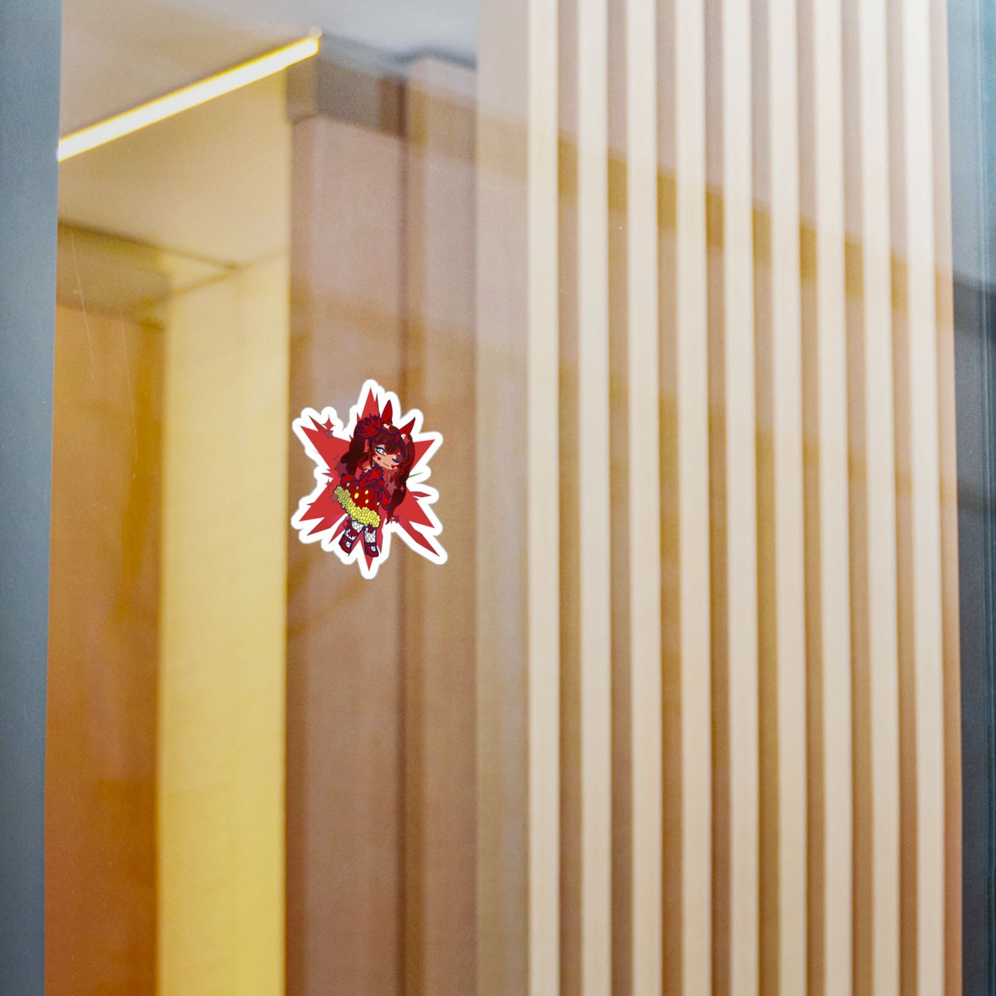 [Cure Curtain] - Theater Whimsy Vinyl Sticker
