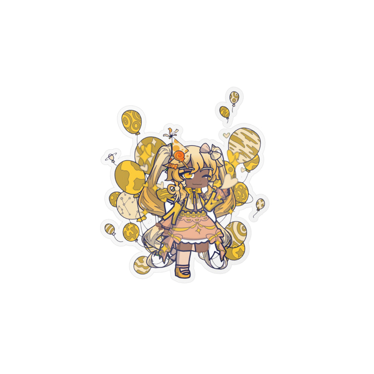 [Cure Confetti] - Celebration Whimsy Vinyl Sticker
