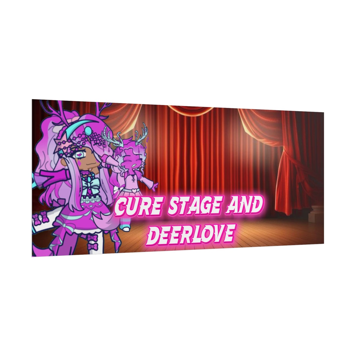 [Cure Stage and Deerlove] - Stage Magic Wall Scroll Poster