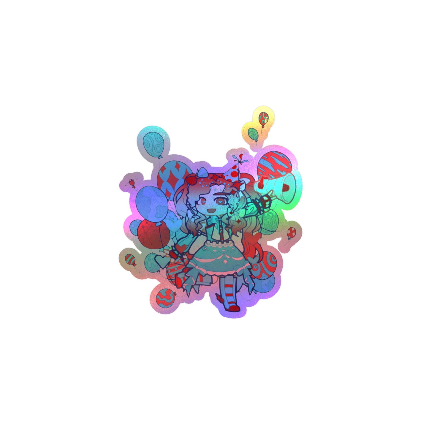 [Cure Streamer] - Neon Whimsy Vinyl Sticker