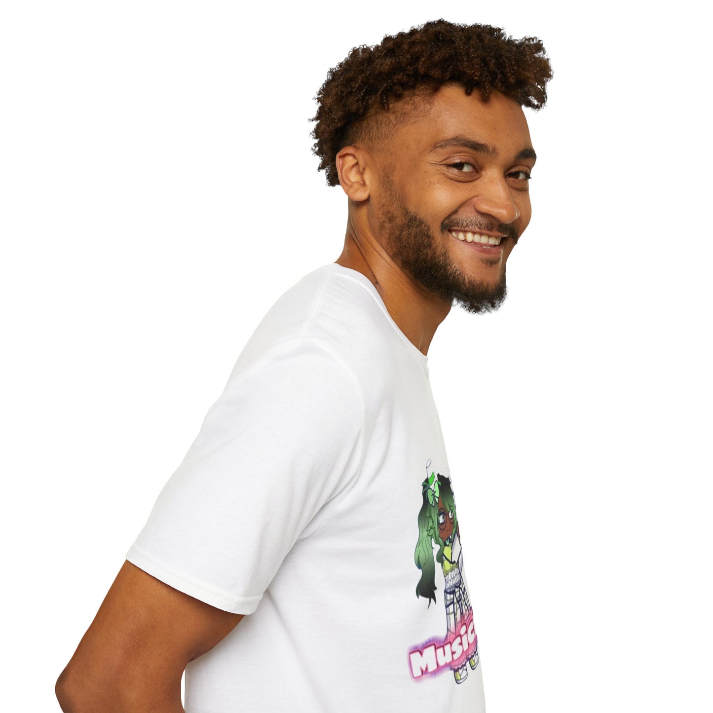 [Music Lovers Ship] - MusicFlower Kawaii Graphic Tee