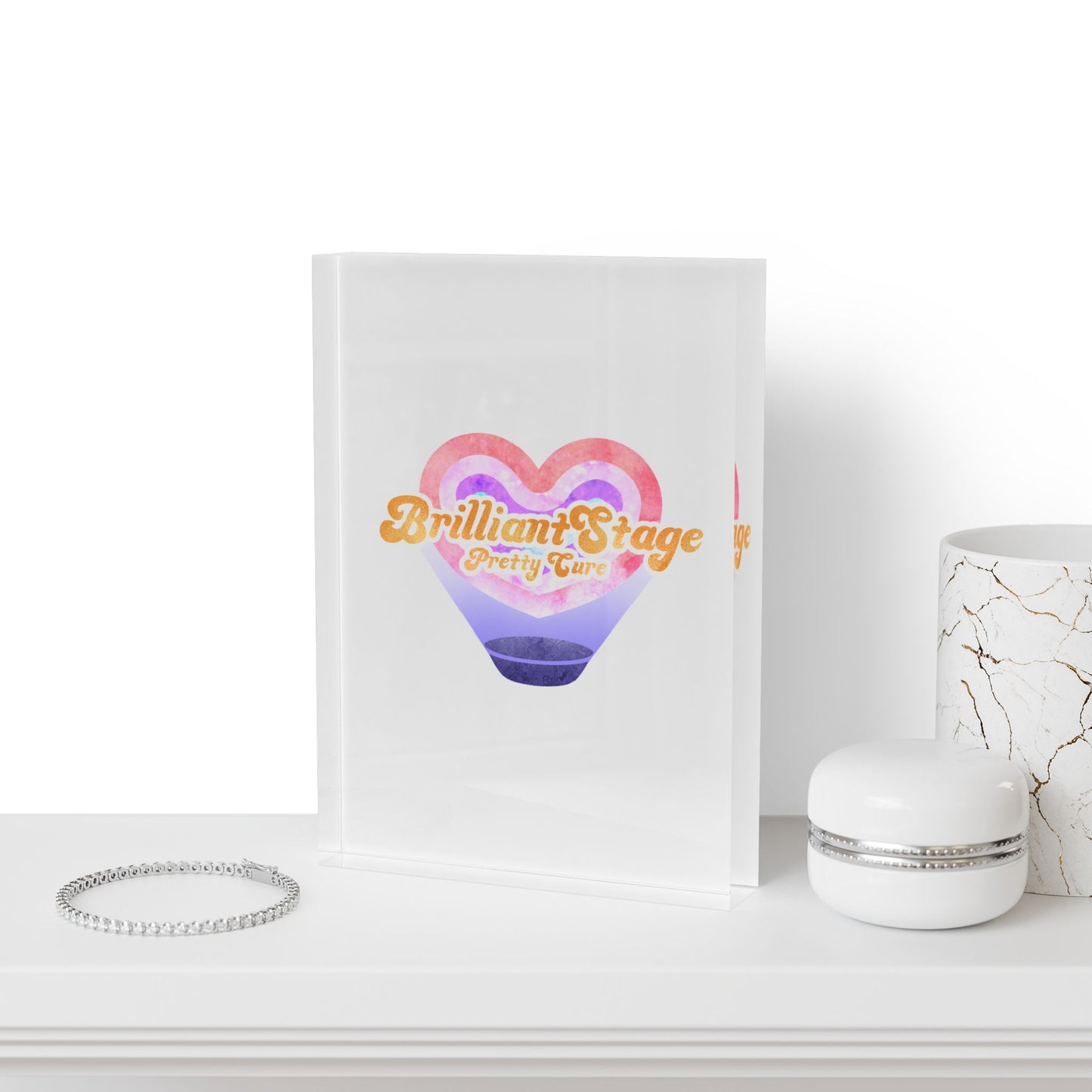 [BrilliantStage Pretty Cure Logo] - Luminous Acrylic Photo Block