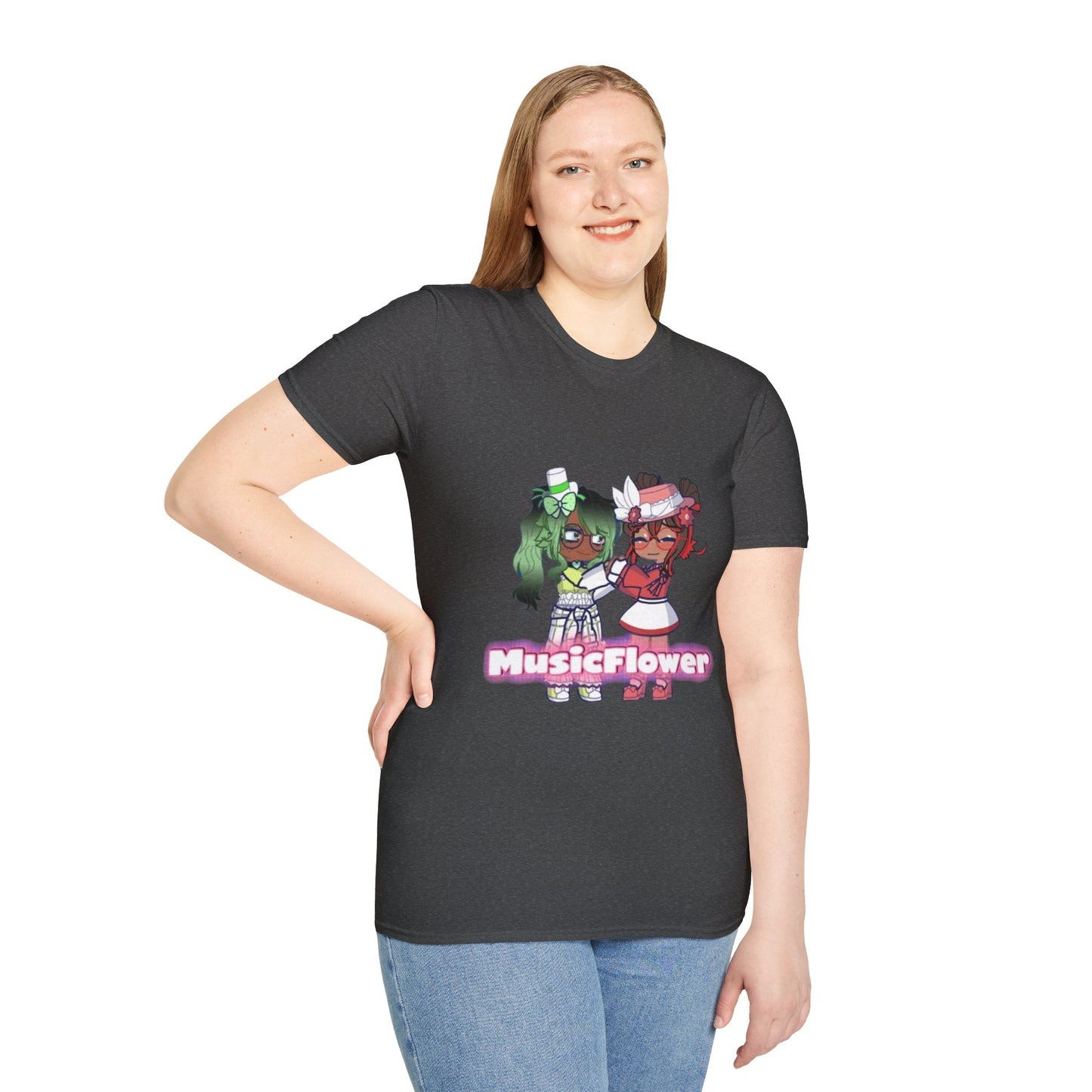 [Music Lovers Ship] - MusicFlower Kawaii Graphic Tee