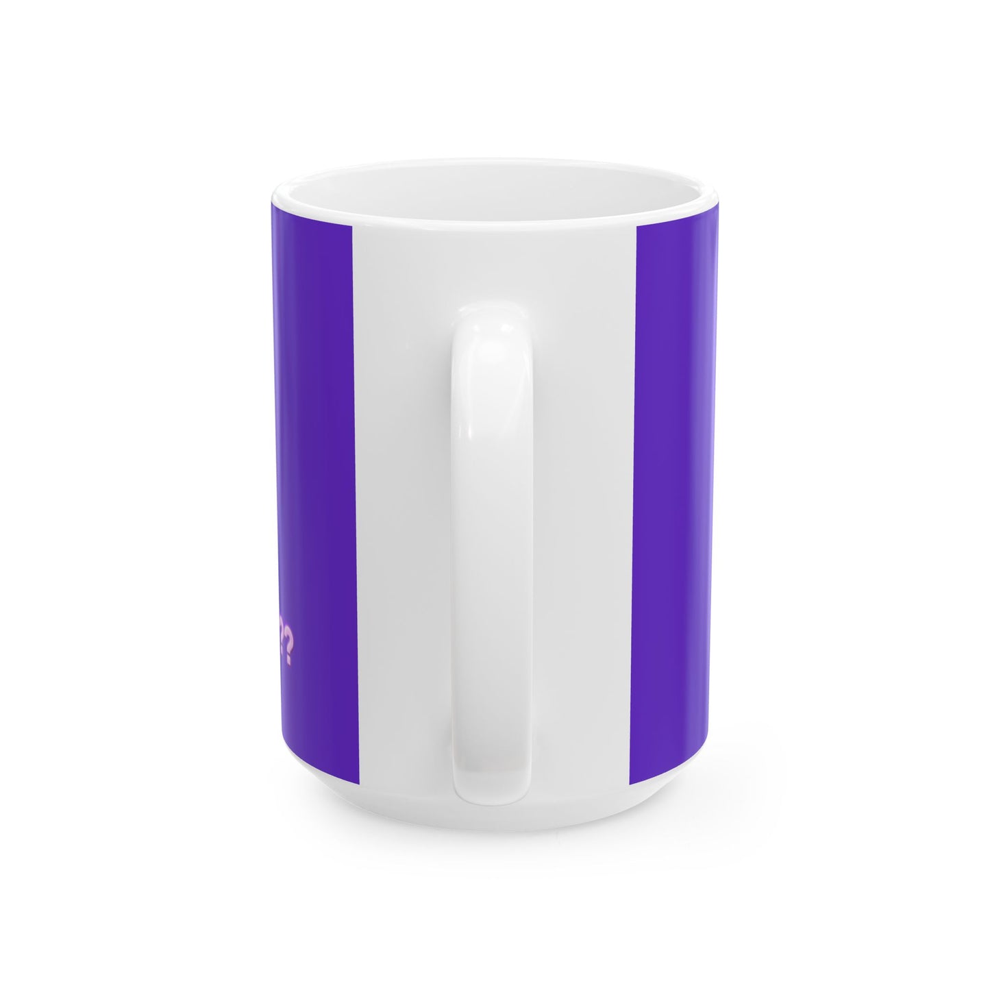 [What Does the Fox Say?] - Purple Fox Meme Ceramic Mug