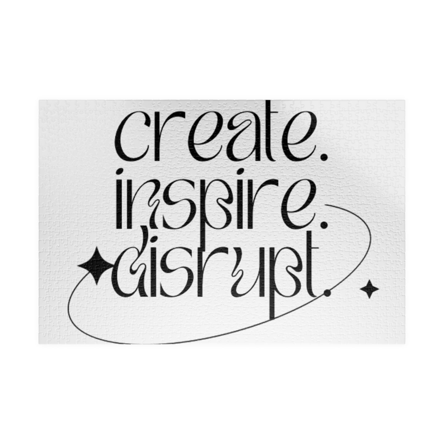 Create, Inspire, Disrupt Puzzle (110, 252, 520, 1014-piece)